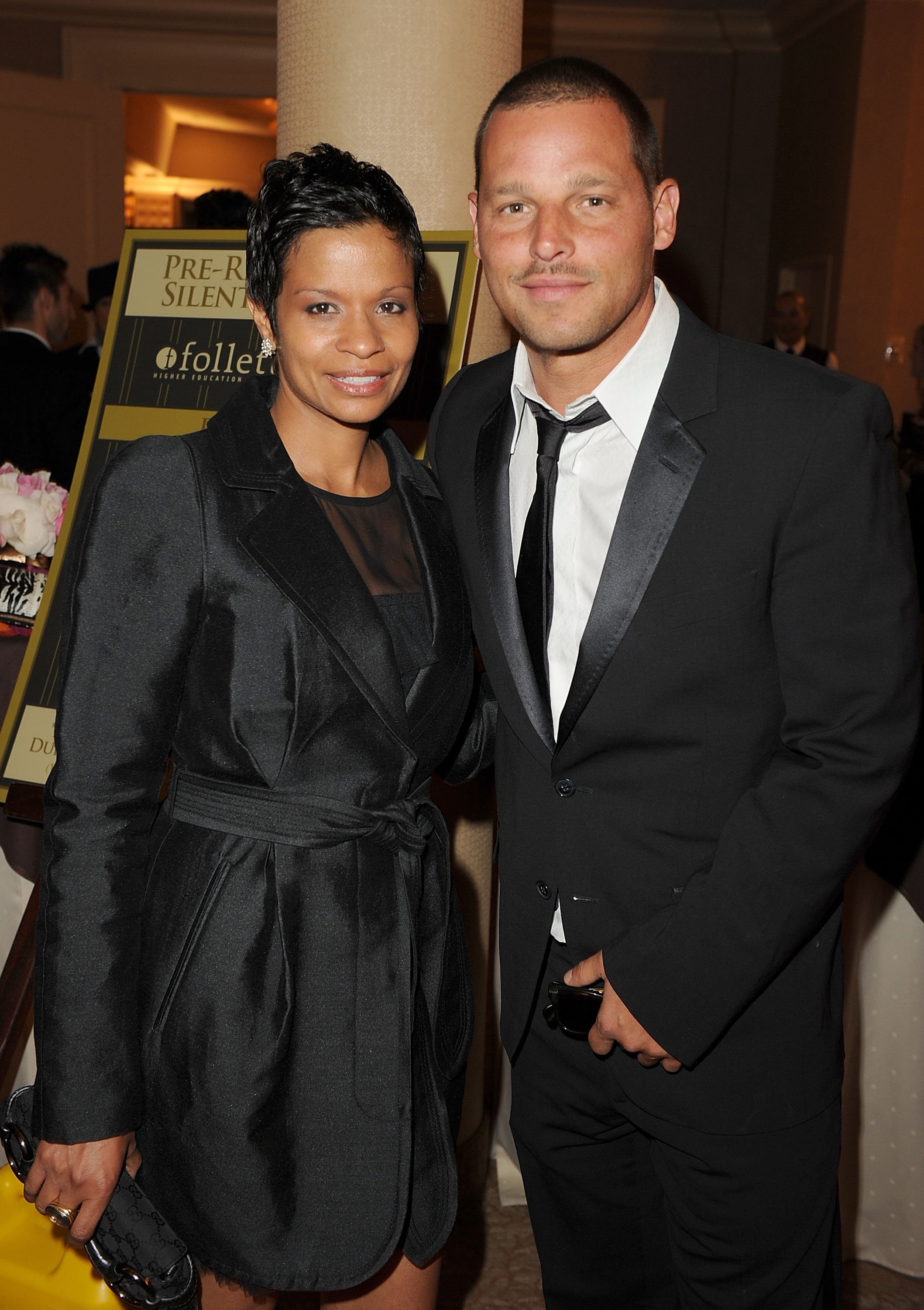 Justin Chambers and his wife Keisha Chambers attend the 2nd Annual Thirst Project Gala at The Beverly Hilton hotel on June 28, 2011, in Beverly Hills, California. | Source: Getty Images.