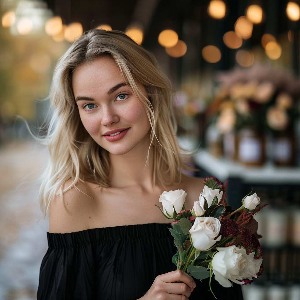 A woman dressed for a date night | Source: Midjourney