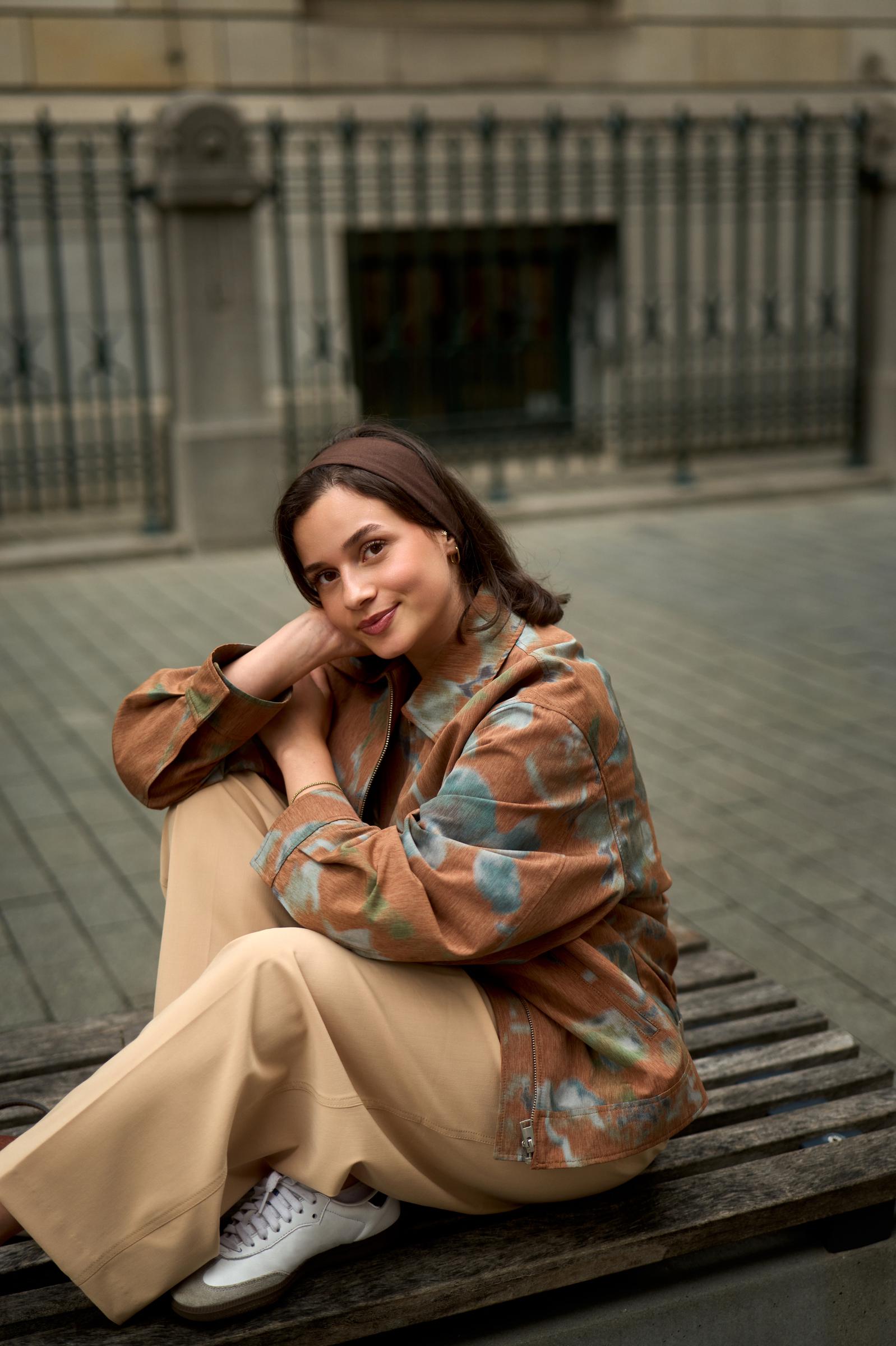 A young woman wearing a fashionable fall outfit | Source: Getty Images