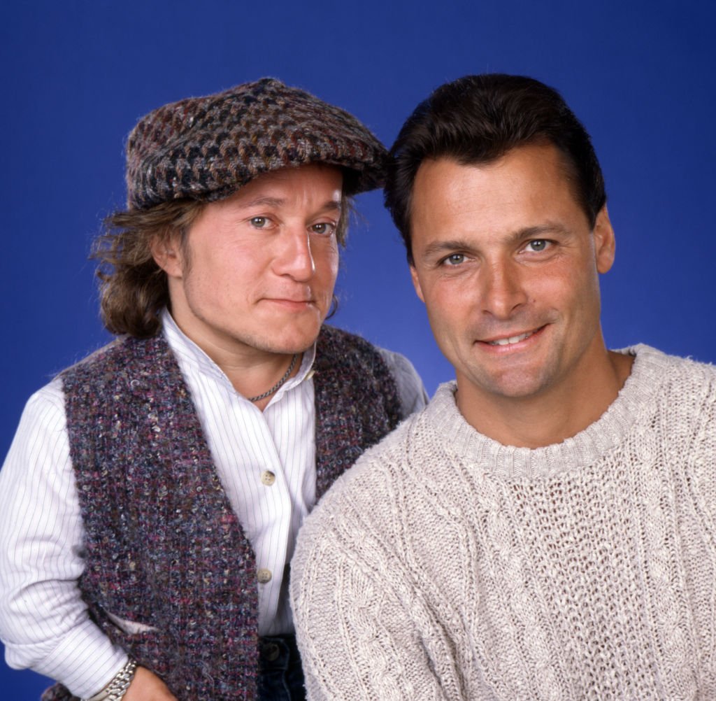 David Rappaport und Douglas Barr in der Action- / Abenteuer-TV-Serie "The Wizzard of Elm Street" 1986. (Foto von CBS) I Quelle: Getty Images