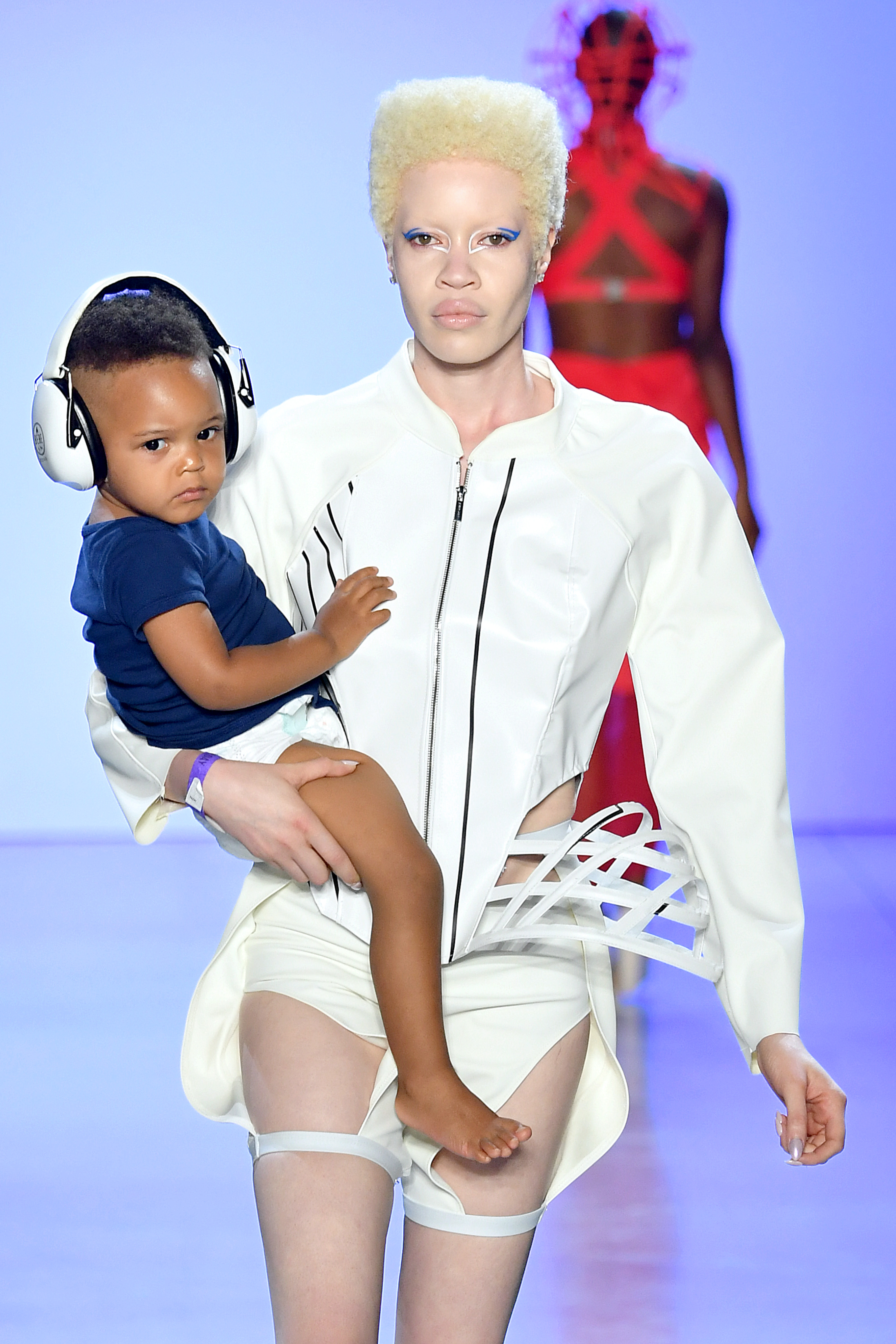 Diandra Forrest walks the runway for Chromat Spring/Summer 2020 during New York Fashion Week: The Shows at Gallery I on September 7, 2019 | Source: Getty Images