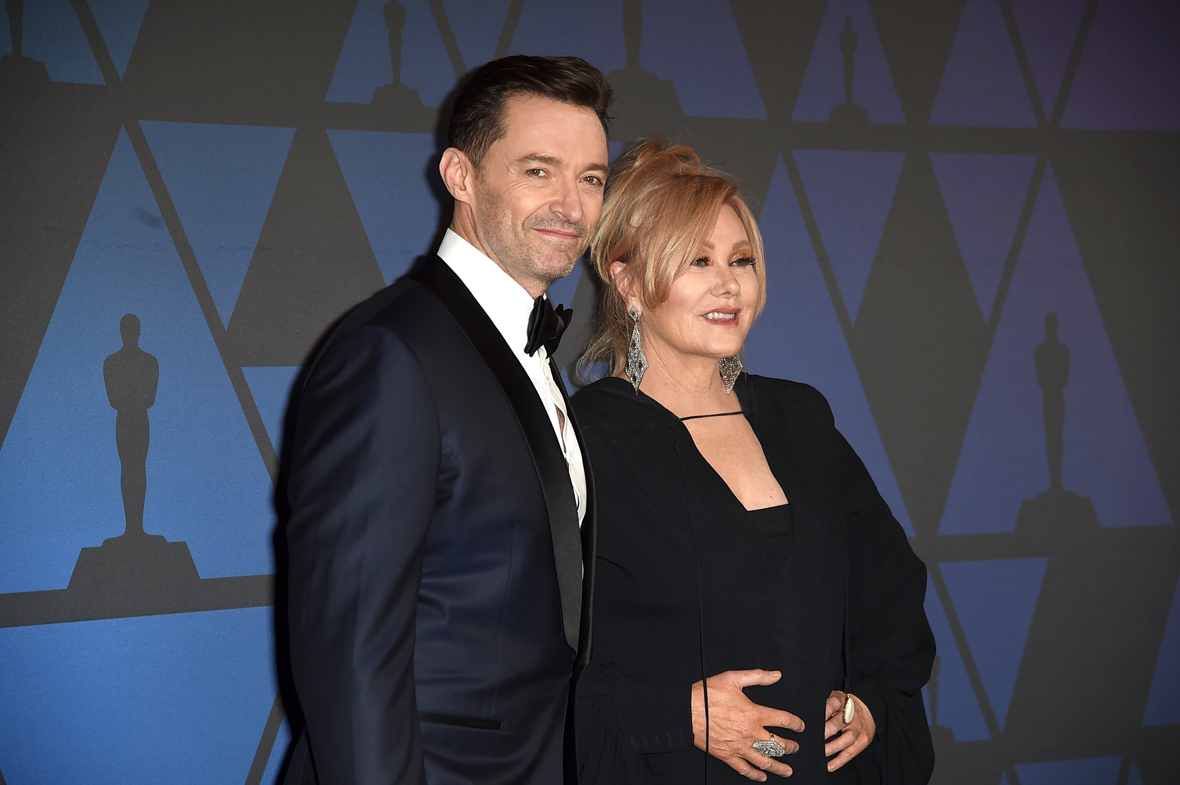 Hugh Jackman and Deborra-Lee Furness at Hollywood & Highland Center on November 18, 2018 in Hollywood, California. | Source: Getty Images