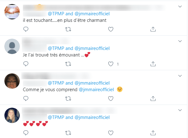 Réactions des internautes abonnés de "TPMP" | Photo : Twitter "TPMP" Réactions des internautes abonnés de "TPMP" | Photo : Twitter "TPMP"