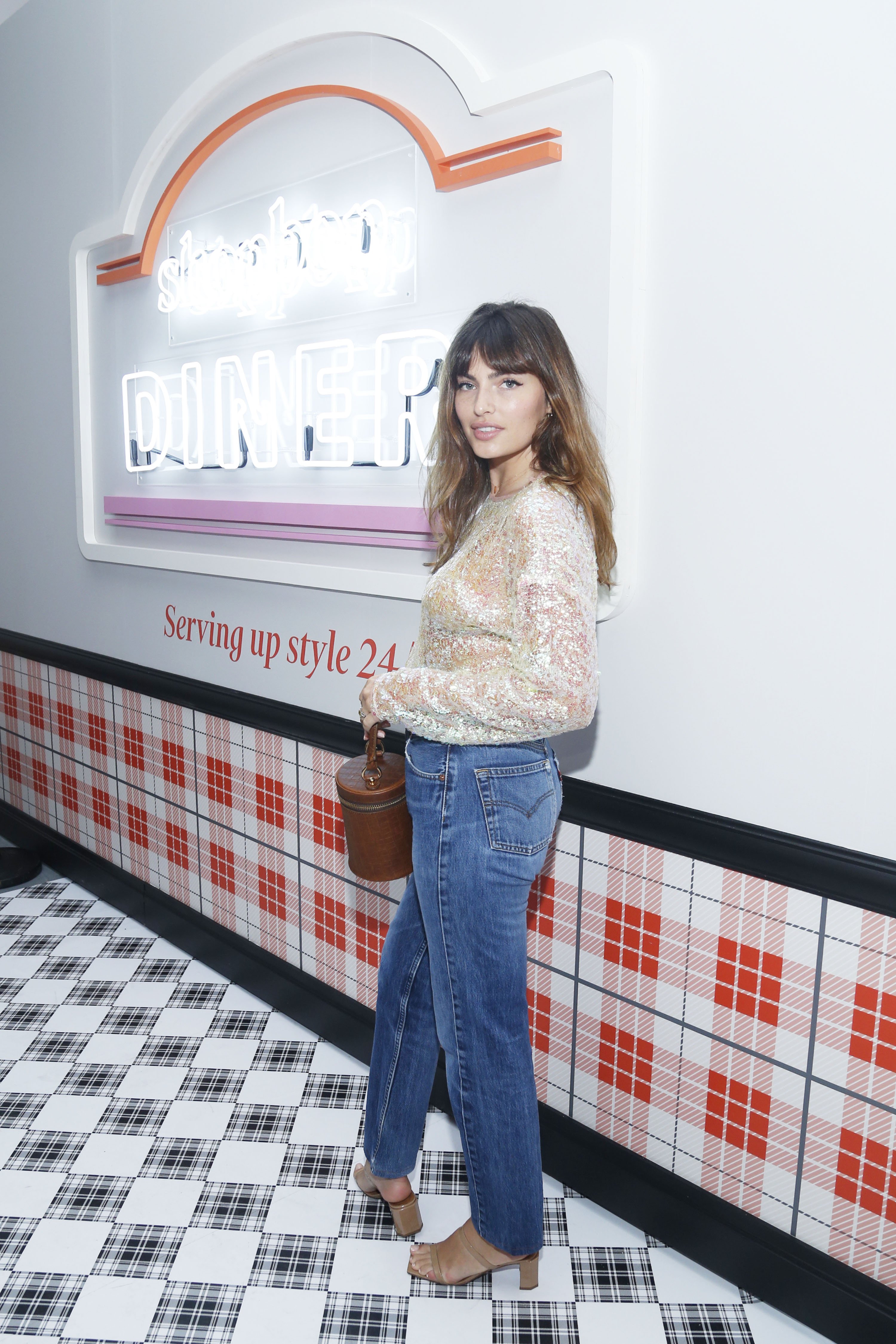 Alyssa Miller at Shopbop Diner in New York on September 6, 2018 | Source: Getty Images 