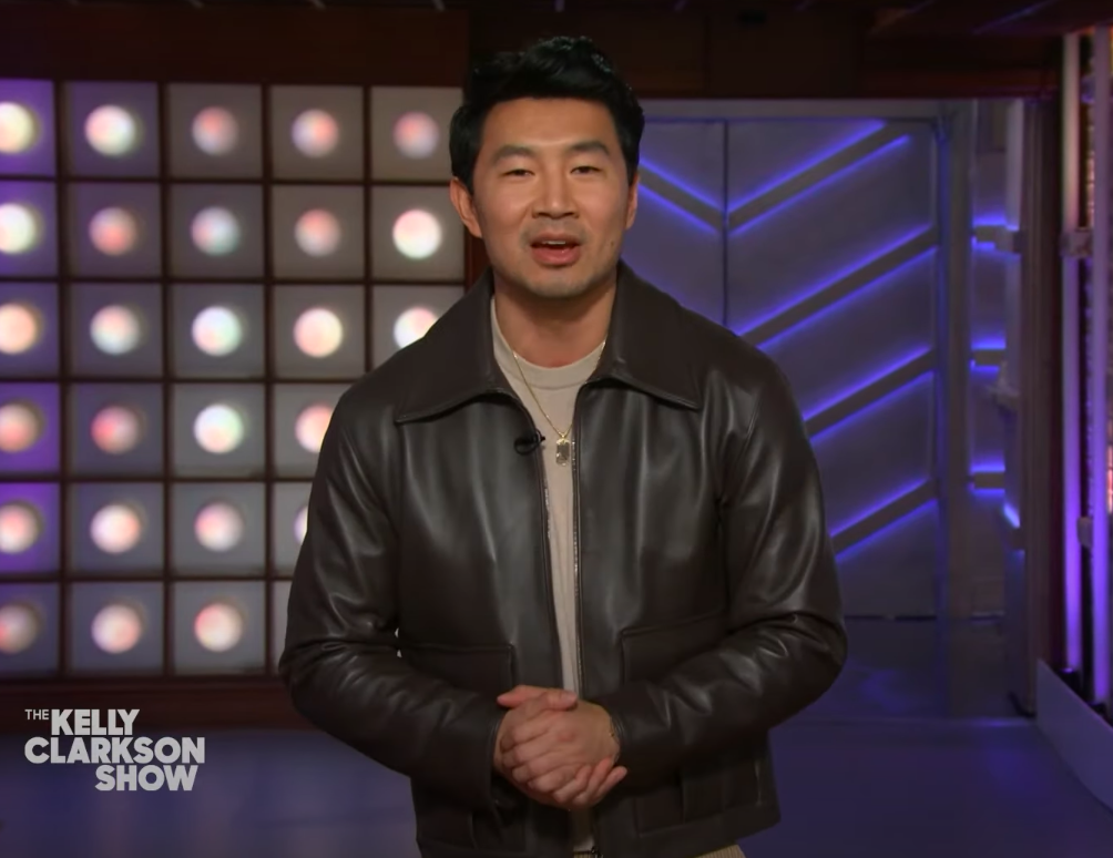 Simu Liu addressing Kelly Clarkson's absence. | Source: YouTube/The Kelly Clarkson Show