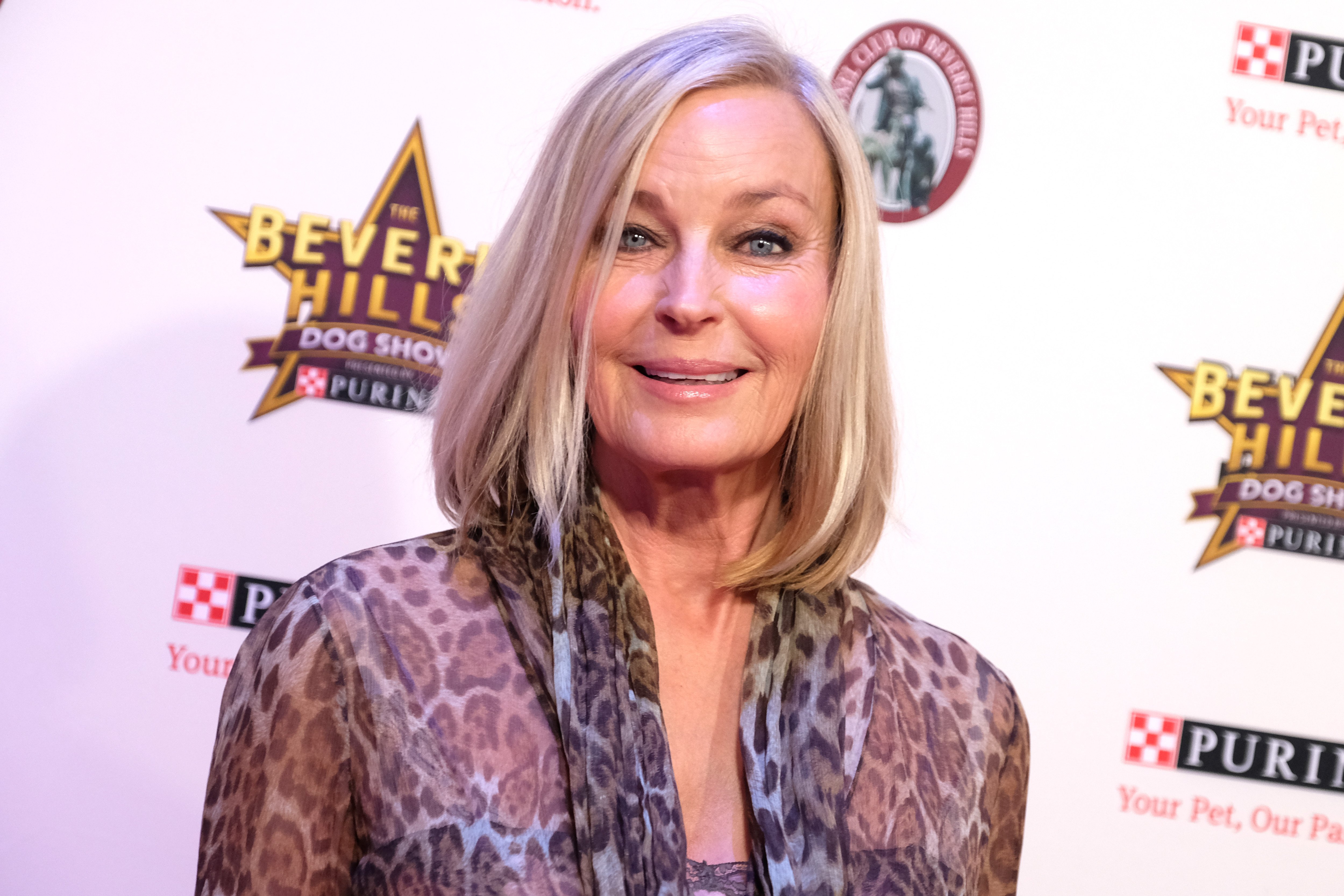 Actress Bo Derek attends the 2020 Beverly Hills Dog Show at the Los Angeles County Fairplex on February 29, 2020, in Pomona, California. | Source: Getty Images