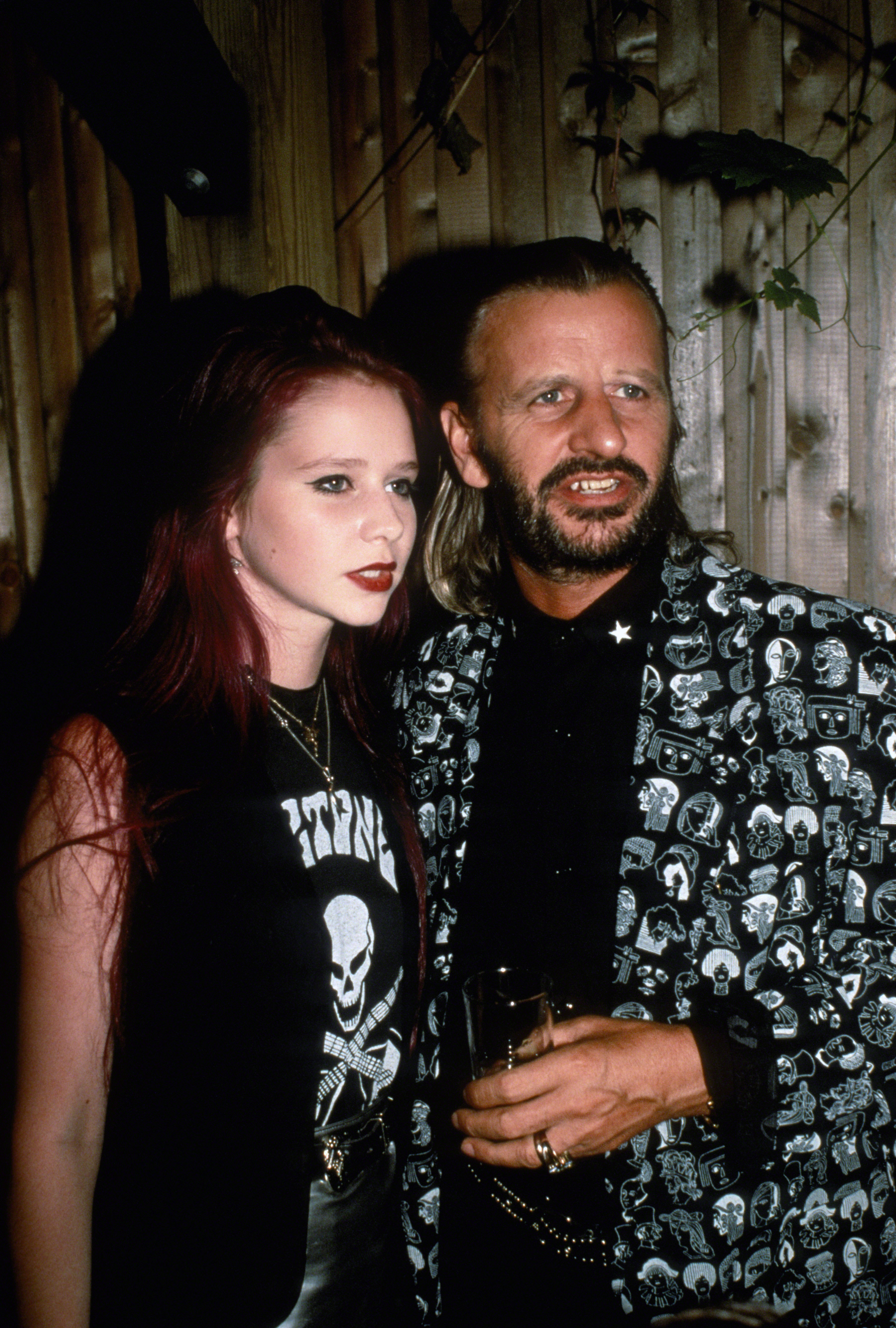 Lee Starkey and Ringo Starr circa 1989 in New York City | Source: Getty Images