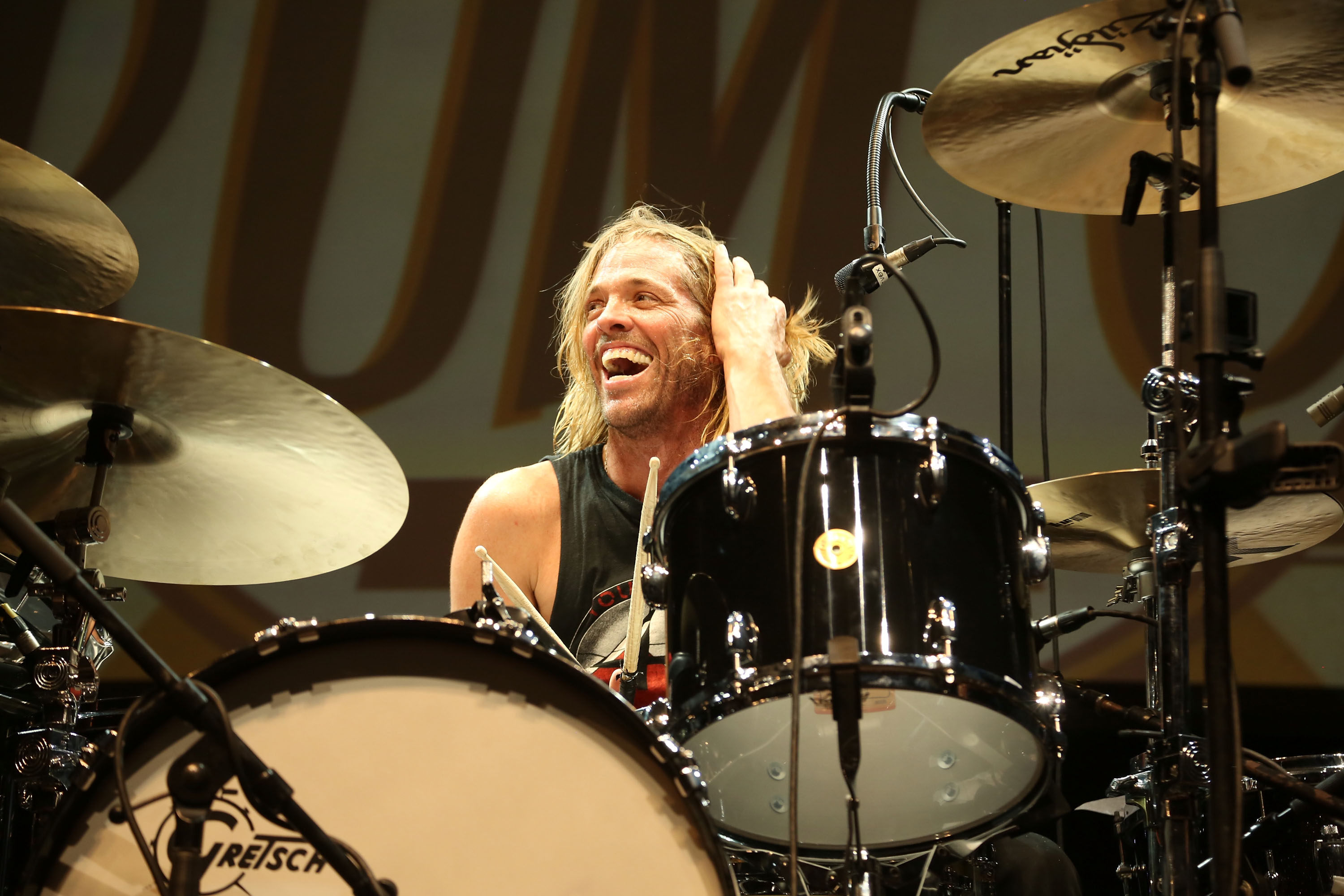 Taylor Hawkins at Guitar Center's 27th Annual Drum-Off at Club Nokia on January 16, 2016, in Los Angeles, California. | Source: Getty Images