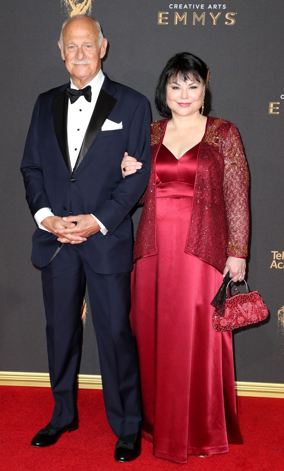 Gerald McRaney and Delta Burke at the 2017 Creative Arts Emmy Award on September 10 in Los Angeles, California. | Source: Getty Images