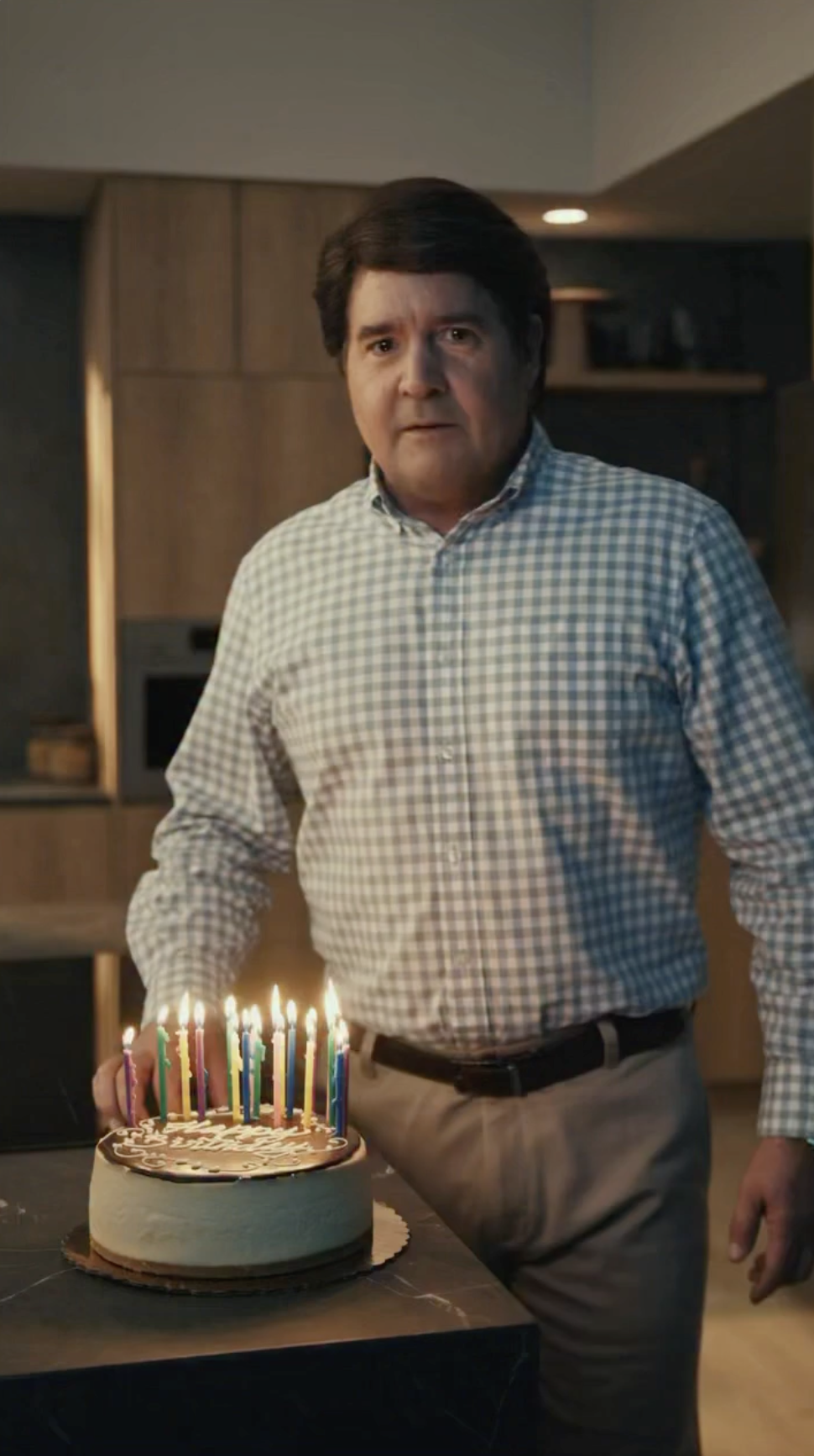 Guy Fieri and his birthday cake, from a post dated January 22, 2-26. | Source: Instagram/guyfieri