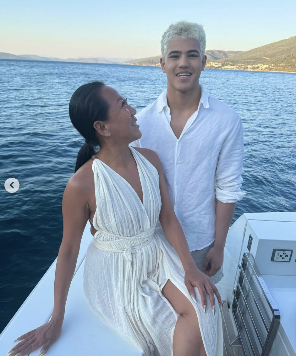 Lynn Ban and Sebastian Kain on a boat, dated January 2025 | Source: instagram.com/lynn_ban