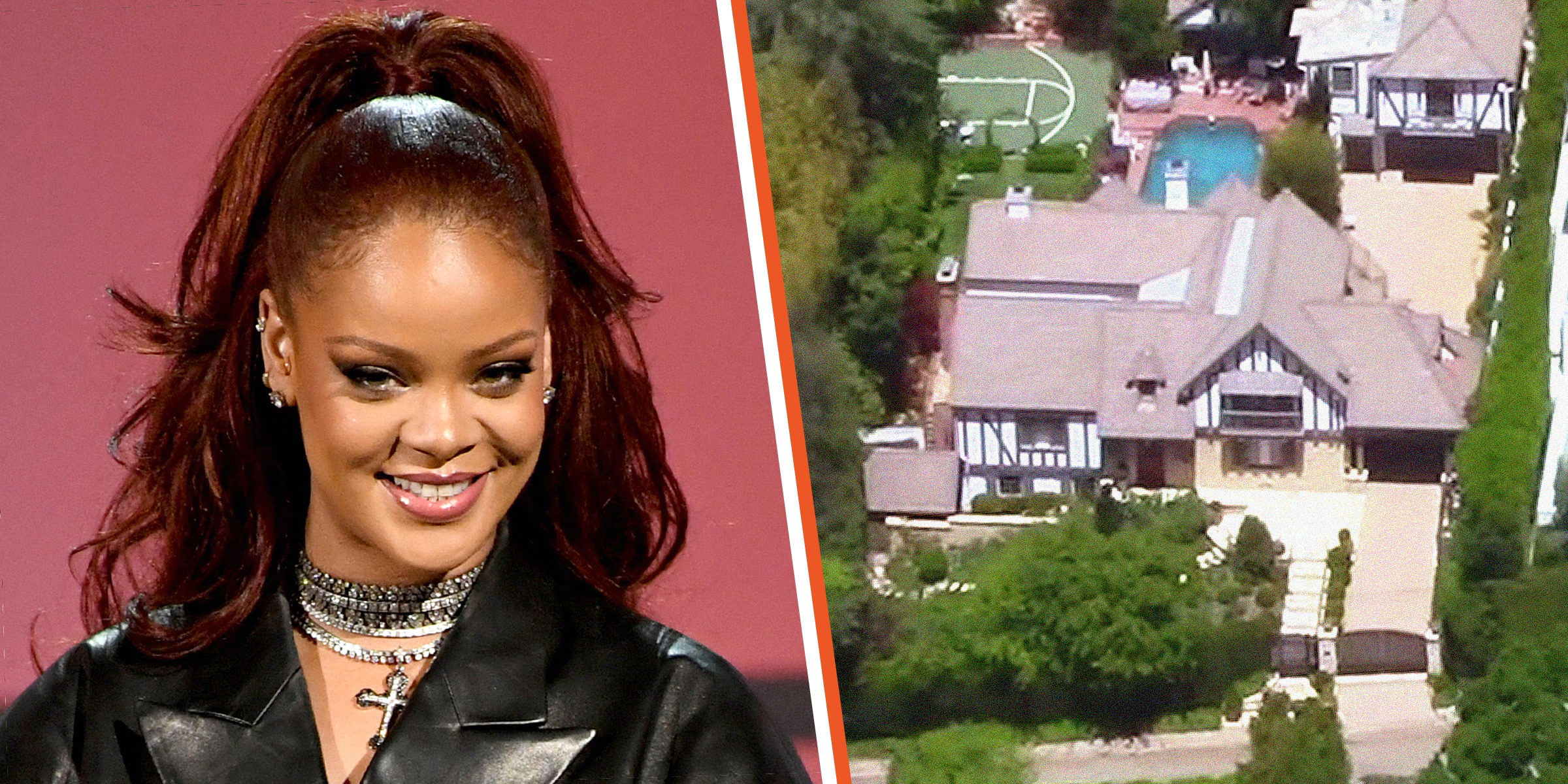 Rihanna | Rihanna's Beverly Hills home | Getty Images | youtube.com/X17onlineVideo