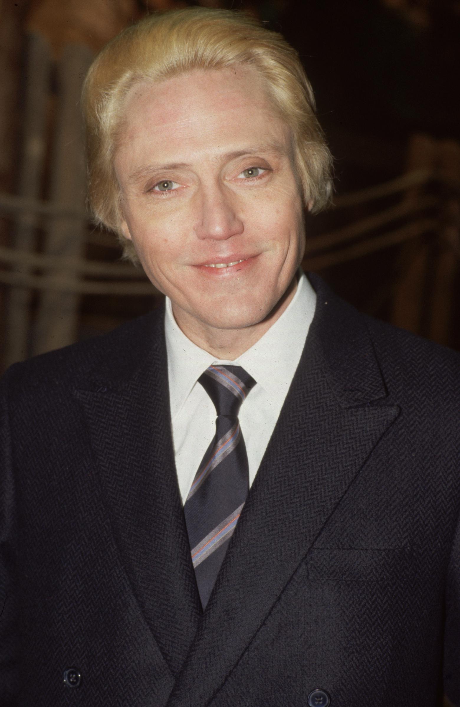 Christopher Walken on the set of "A View to a Kill," 1985 | Source: Getty Images
