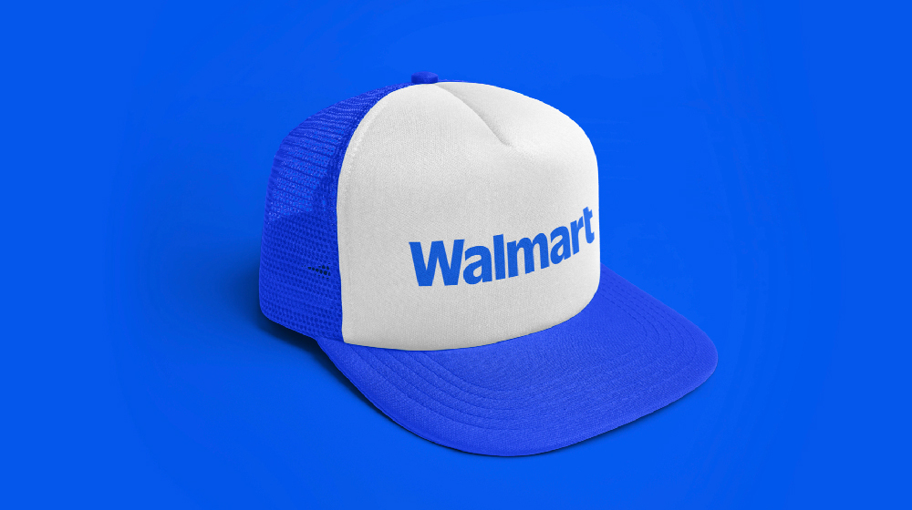 A Walmart hat with the refreshed wordmark, photo taken in 2025. | Source: Walmart Press Center