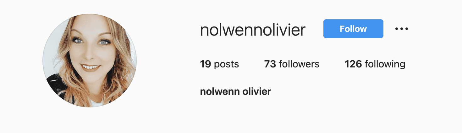 Compte Instagram de Nolwenn Olivier | Photo : Instagram/Nolwennolivier