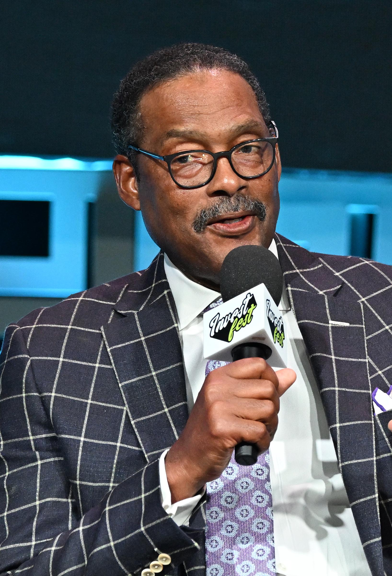 Junior Bridgeman speaking during day 2 of the 2023 Invest Fest in Atlanta, Georgia on August 27, 2023. | Source: Getty Images