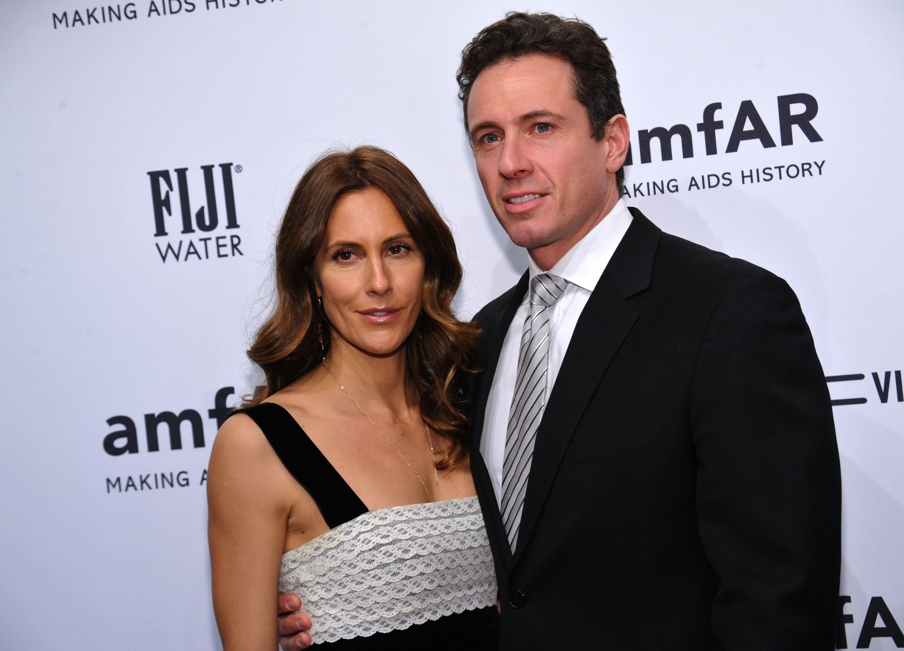 Cristina Cuomo and Chris Cuomo at the amfAR New York Gala to kick off Fall 2013 Fashion Week | Source: Getty Images