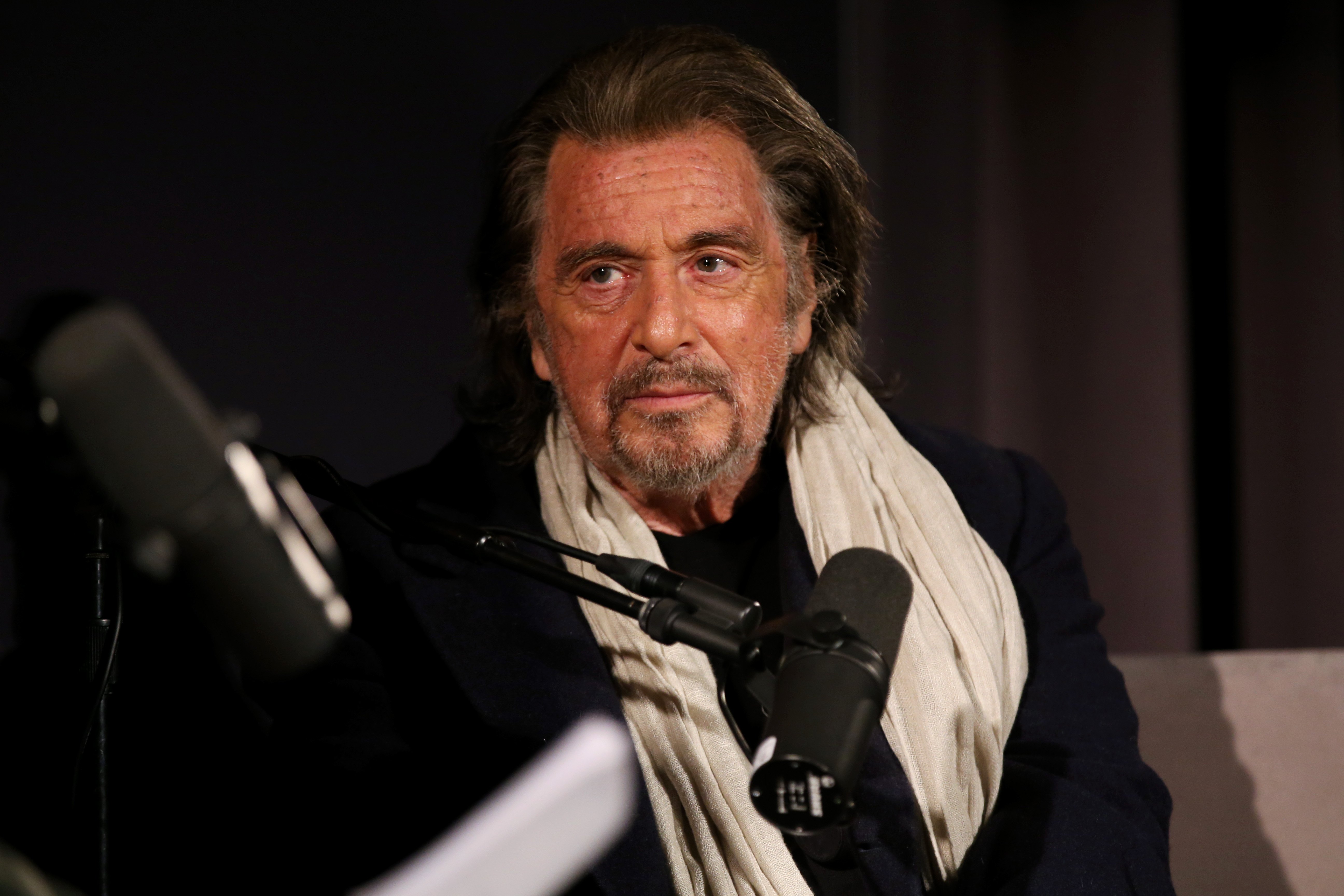 Al Pacino speaks onstage during The Hollywood Reporter Awards Chatter Live with Al Pacino at DGA Theater on December 05, 2019, in Los Angeles, California. | Source: Getty Images.