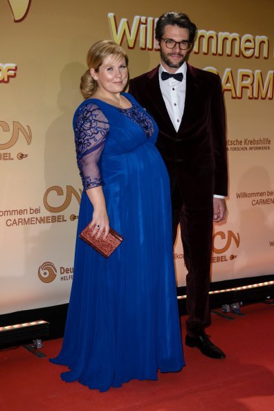 Maite Kelly und Florent Raimond, "Willkommen bei Carmen Nebel", Berlin, 2014 | Quelle: Getty Images
