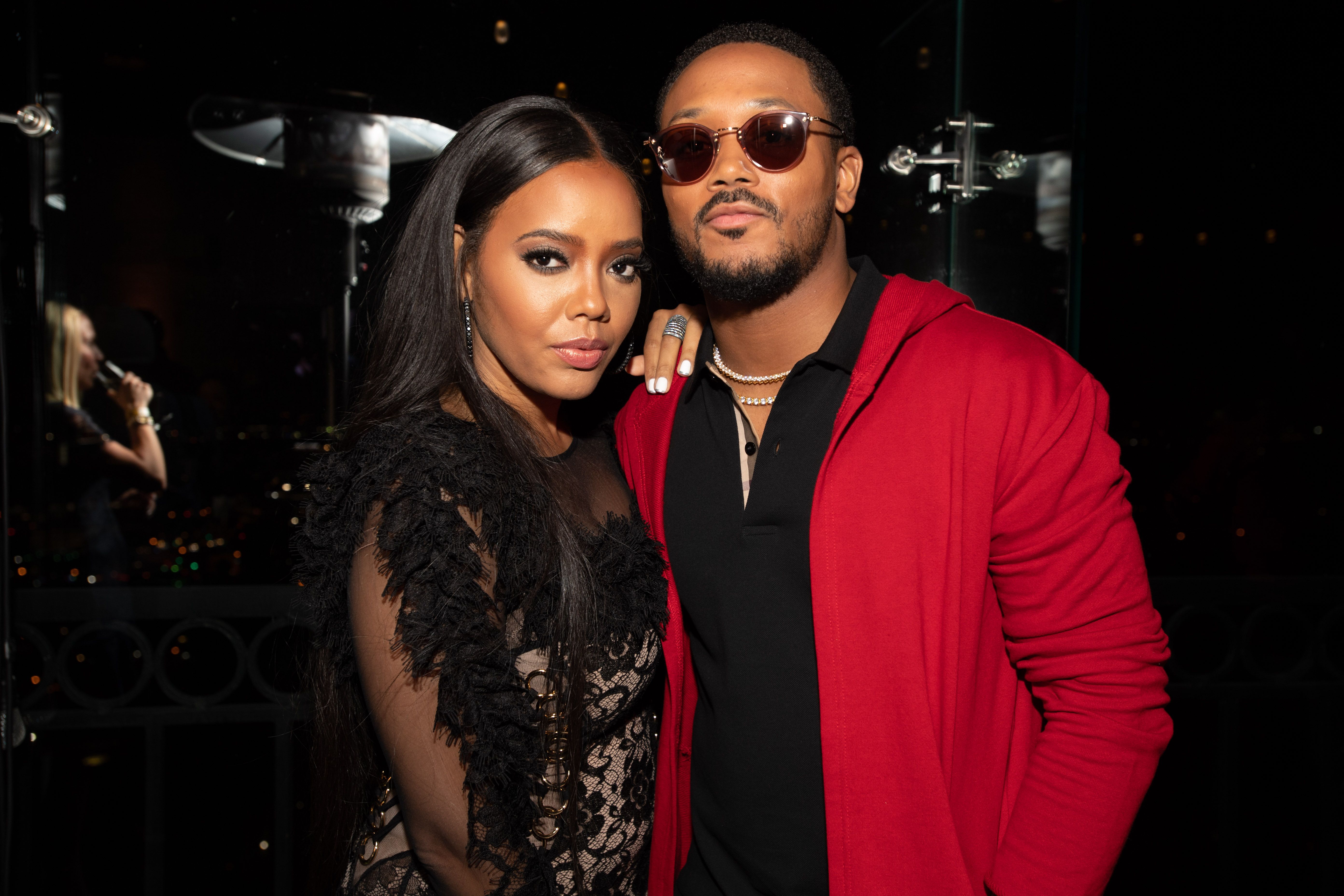 Angela Simmons and Romeo Miller at the Premiere of WE TV's "Growing Up Hip Hop" Season 4/ Source: Getty Images