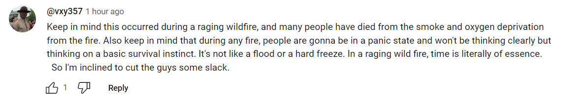 A user's comment on FOX 26 Houston's YouTube video | Source: youtube.com/FOX 26 Houston