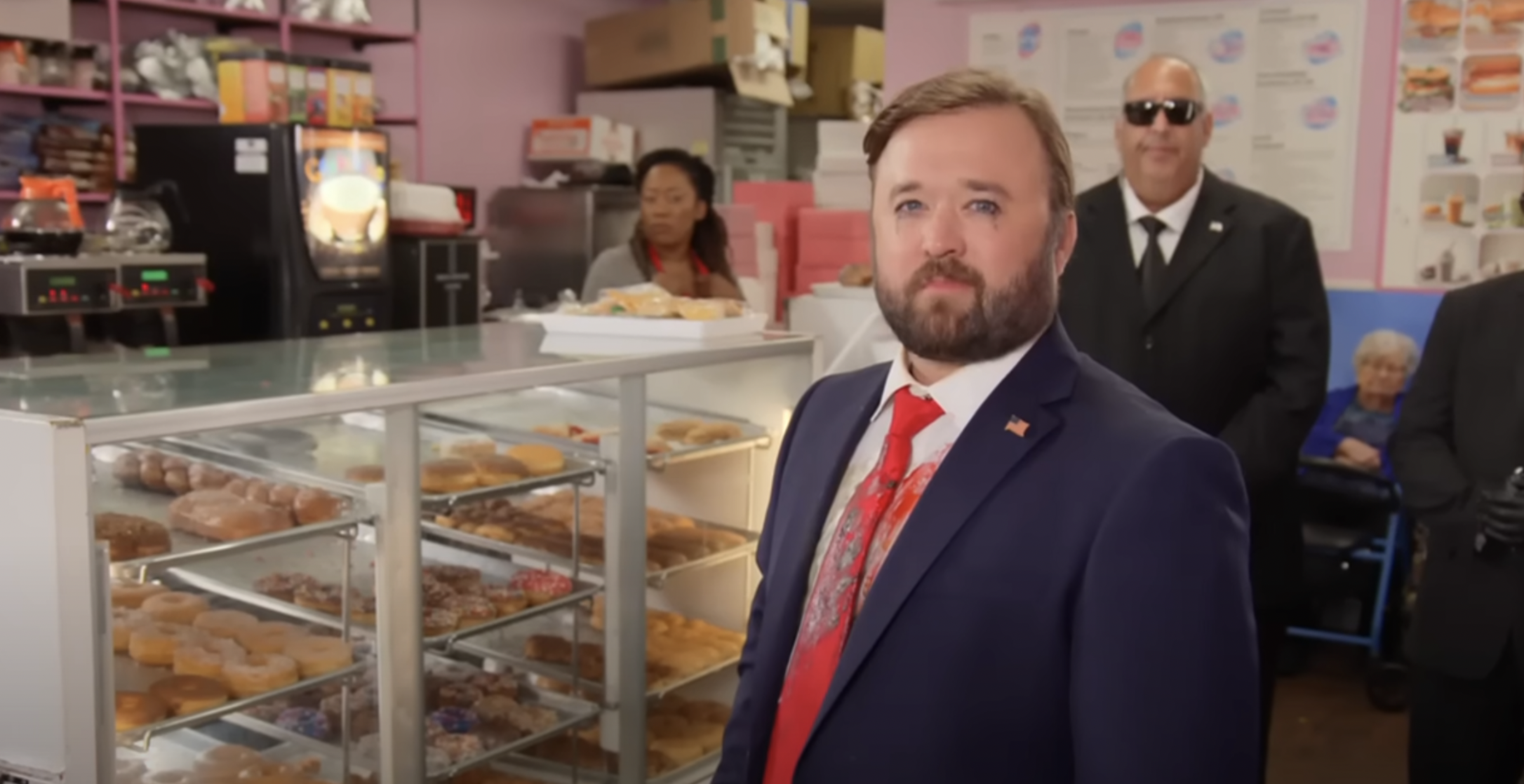 Haley Joel Osment as JD Vance from a post dated October 6, 2024. | Source: YouTube/Jimmy Kimmel Live
