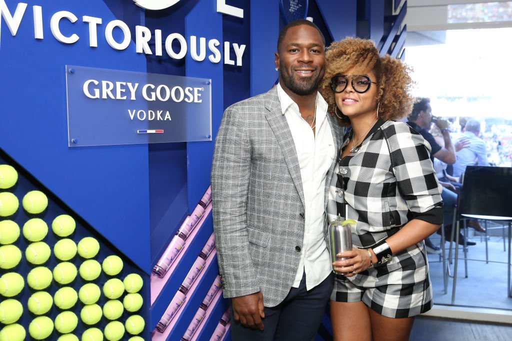 Kelvin Hayden (L) and Taraji P. Henson attend as Grey Goose toasts to the 2019 US Open at Arthur Ashe Stadium | Photo: Getty Images