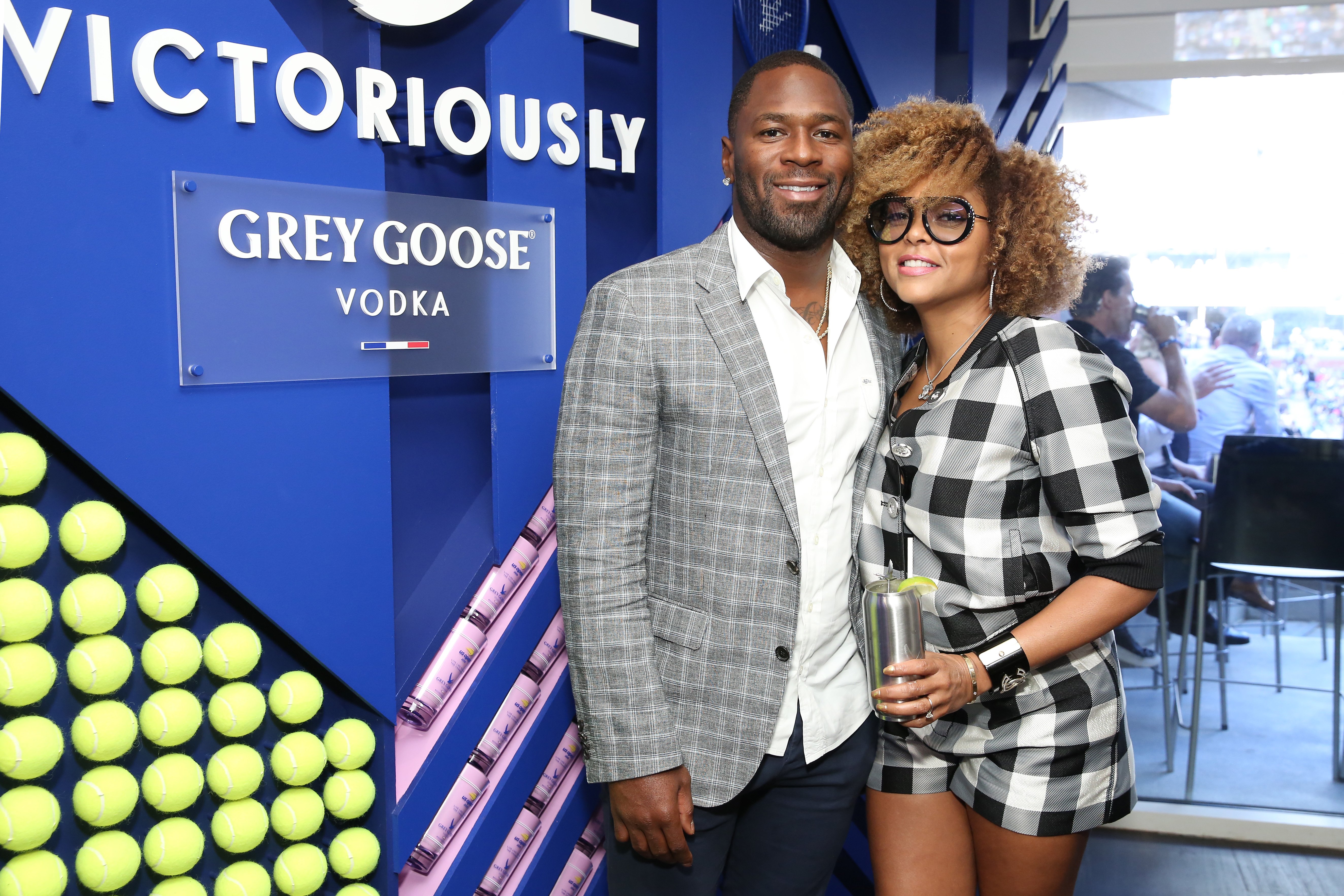 Kelvin Hayden & Taraji P. Henson at the US Open on Sept. 07, 2019 in New York City | Photo: Getty Images