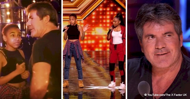 Simon pairs two girls who failed to impress him solo, and their rocky duet wows every judge