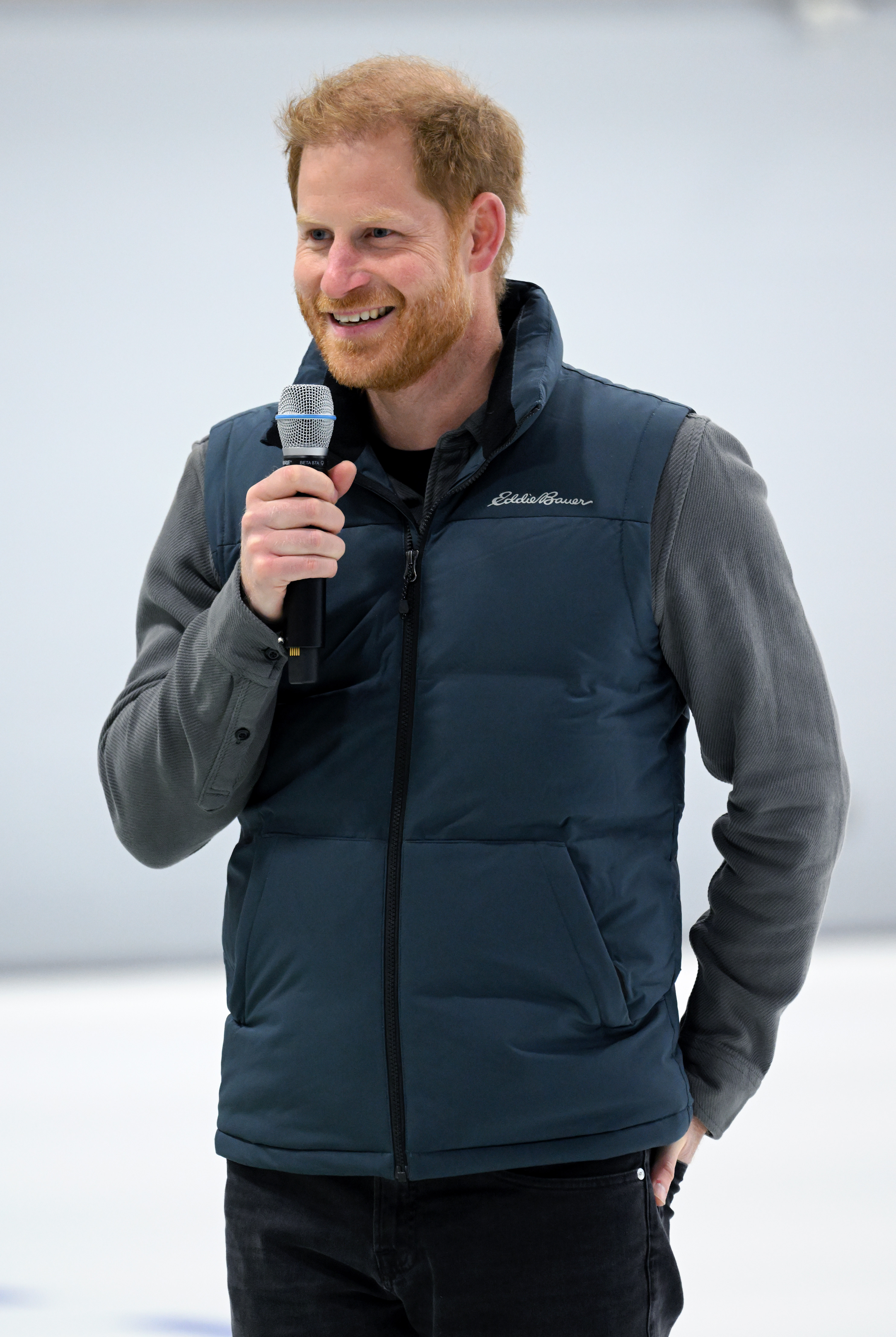 Prince Harry at the Invictus Games Vancouver Whistler 2025's One Year To Go Winter Training Camp | Source: Getty Images