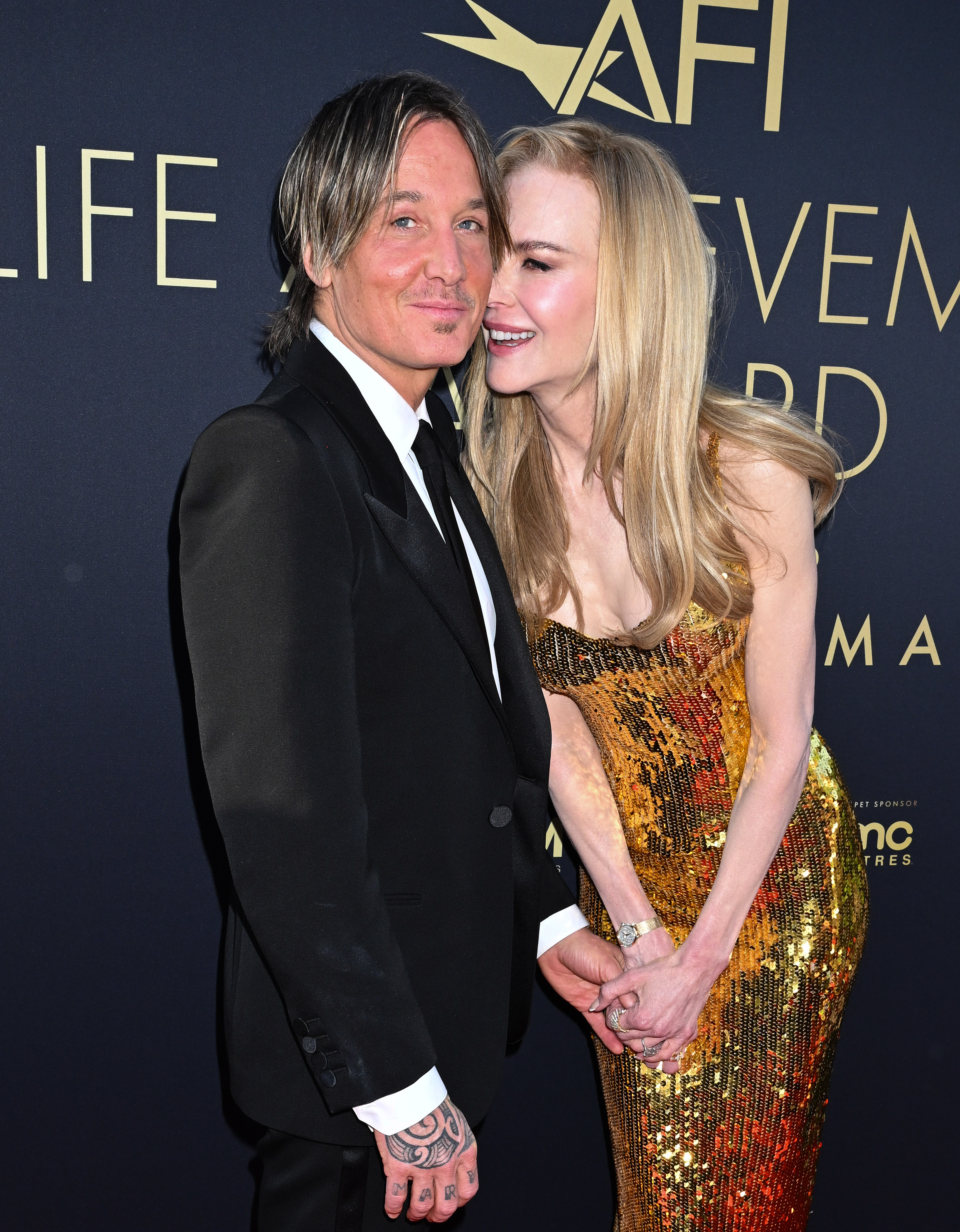 Keith Urban and Nicole Kidman at the AFI Life Achievement Award Honoring Nicole Kidman held in Los Angeles, California, on April 27, 2024. | Source: Getty Images