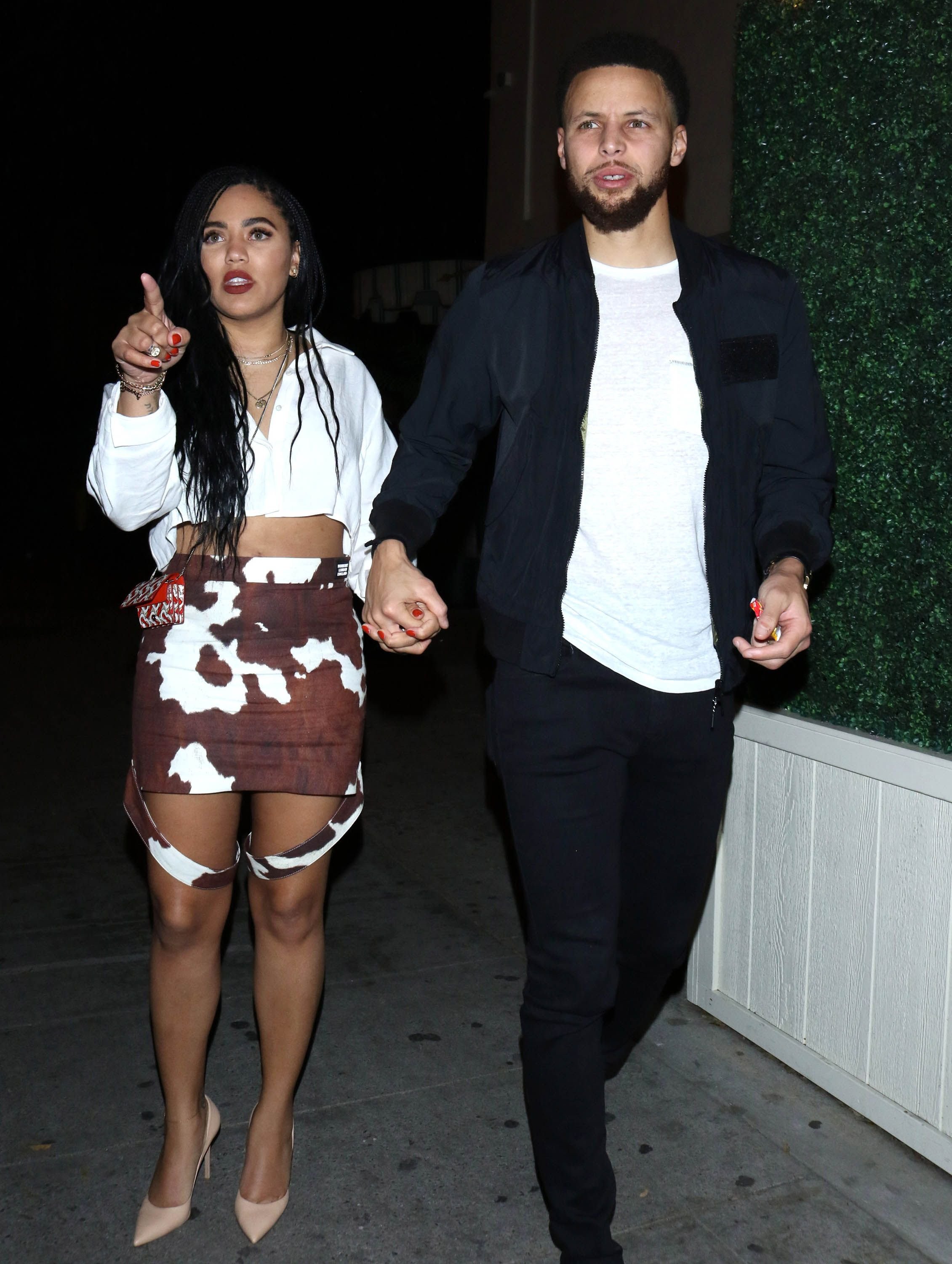 Stephen and Ayesha Curry spotted on January 10, 2020 in Los Angeles. │Photo: Getty Images