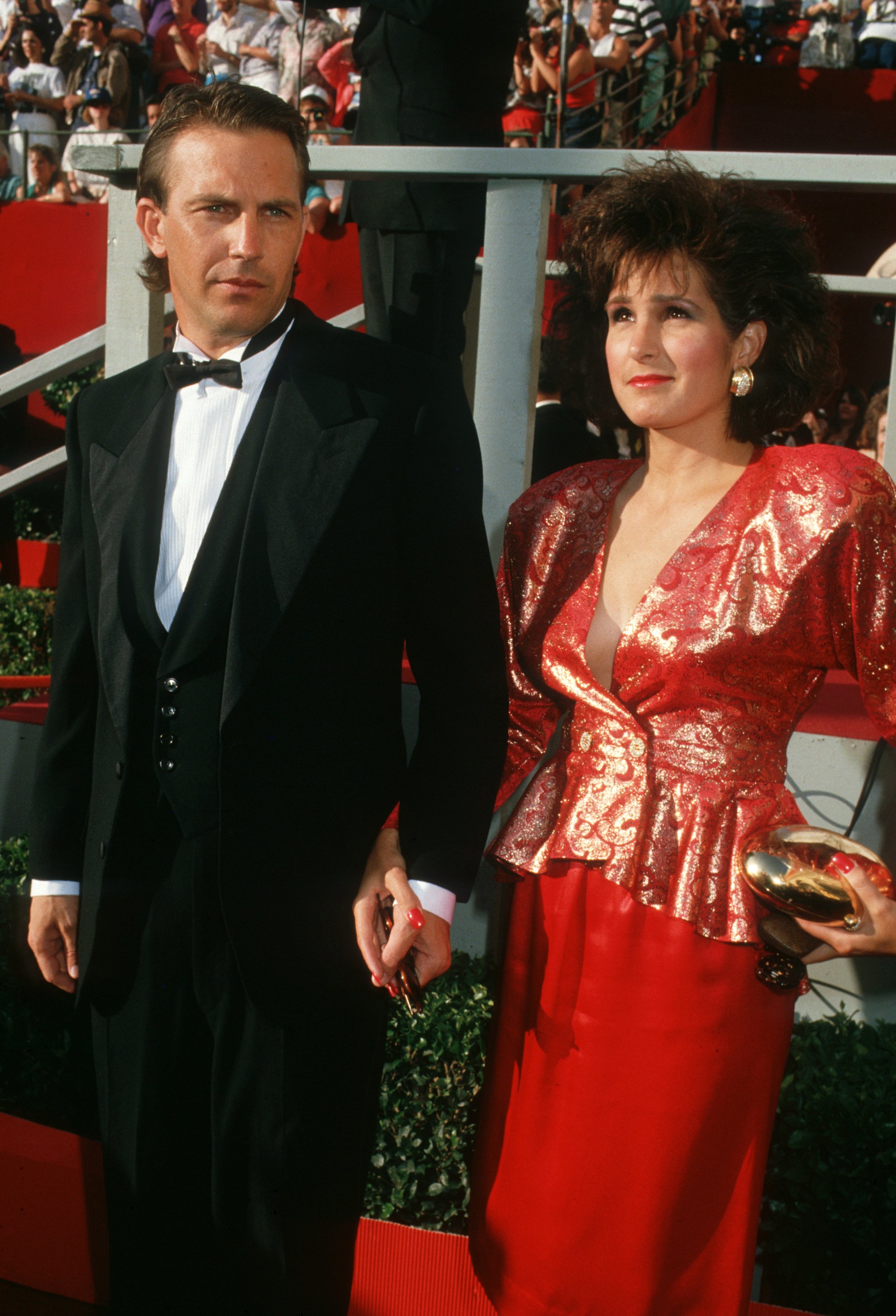 Kevin Costner and Cindy Costner at 60th Academy Awards on April 11, 1980 | Source: Getty Images