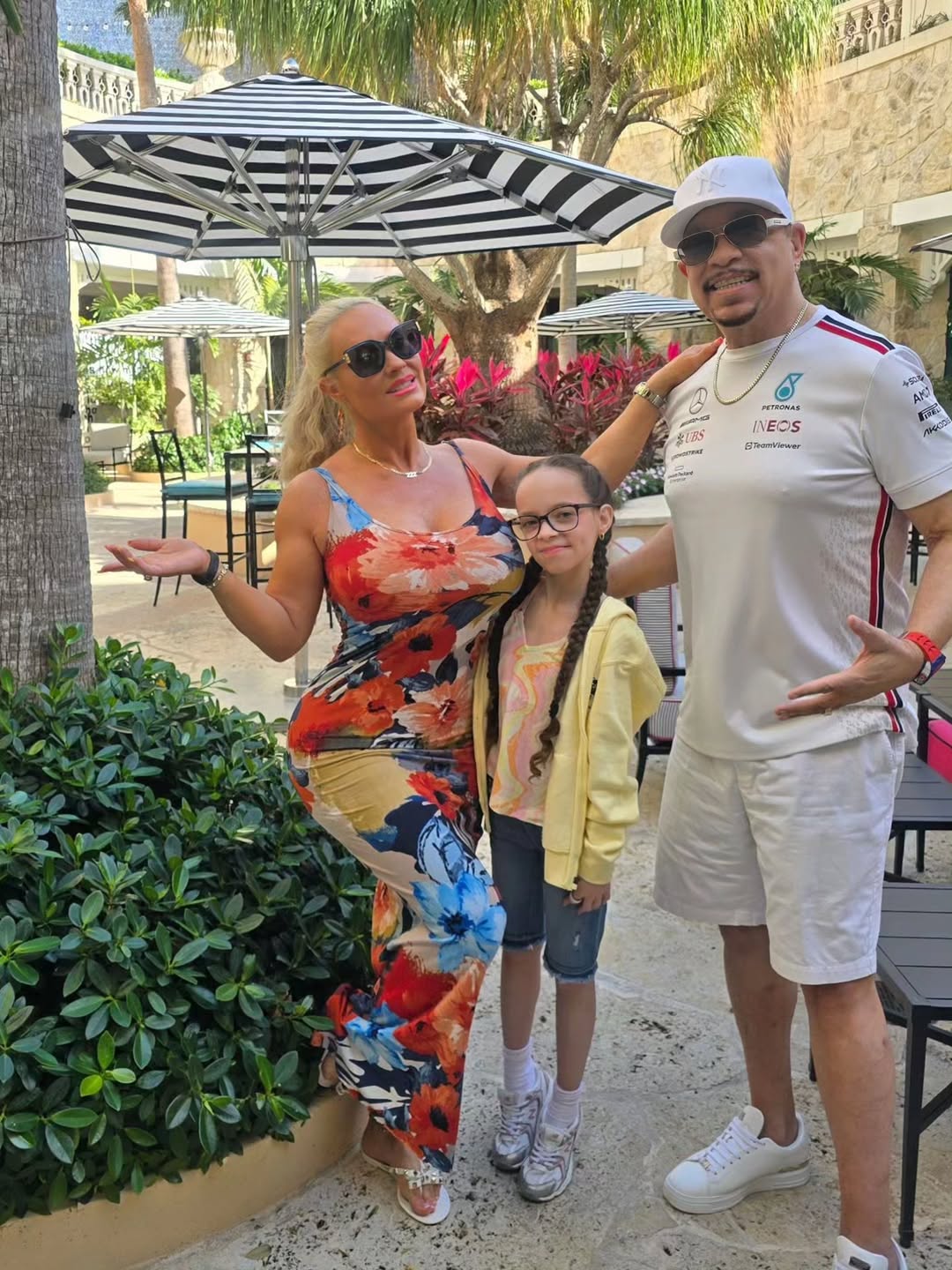 Coco Austin, Chanel Nicole Marrow, and Ice-T, seen in a post dated February 26, 2026 | Source: Instagram/coco