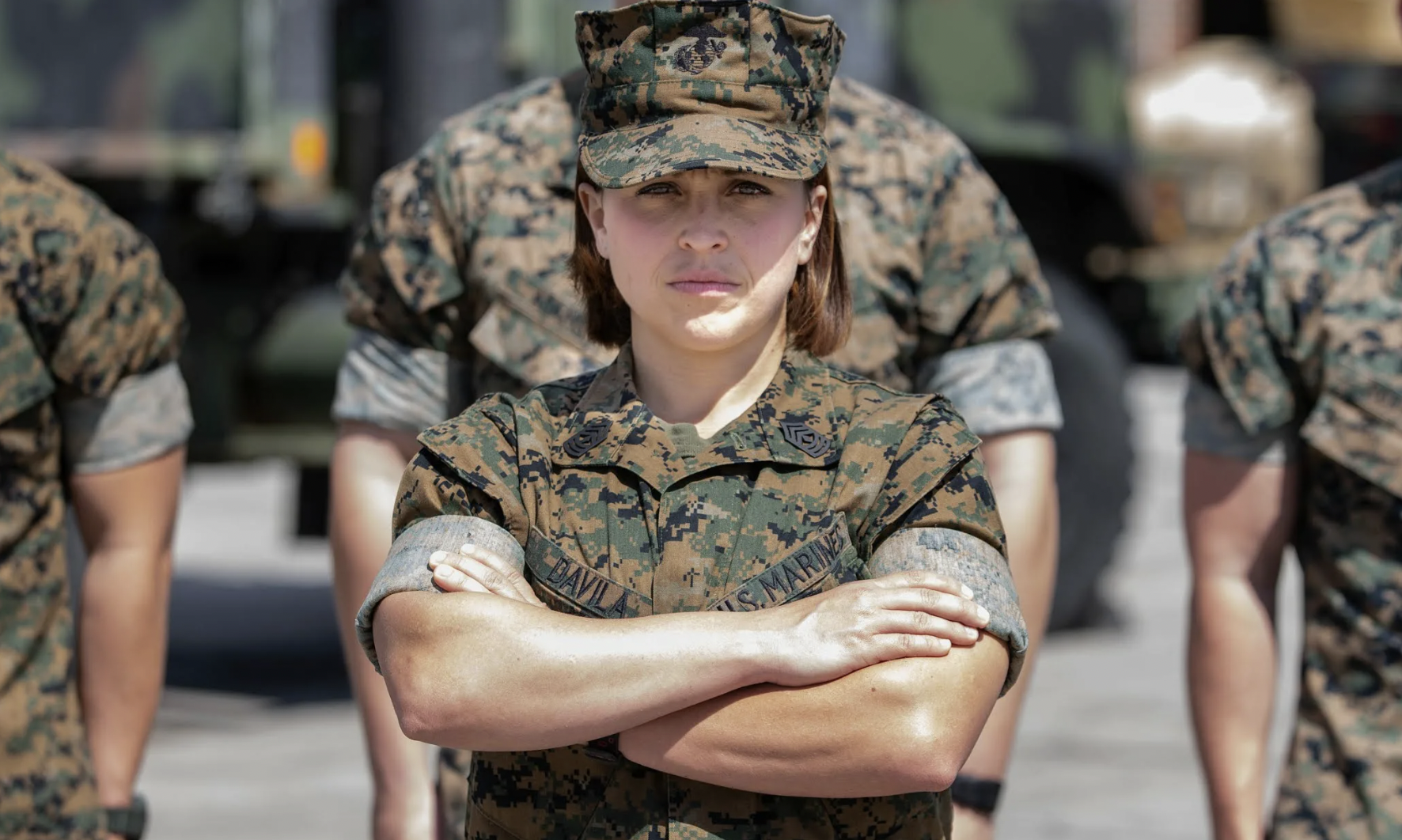 Marine woman | Source: Shutterstock