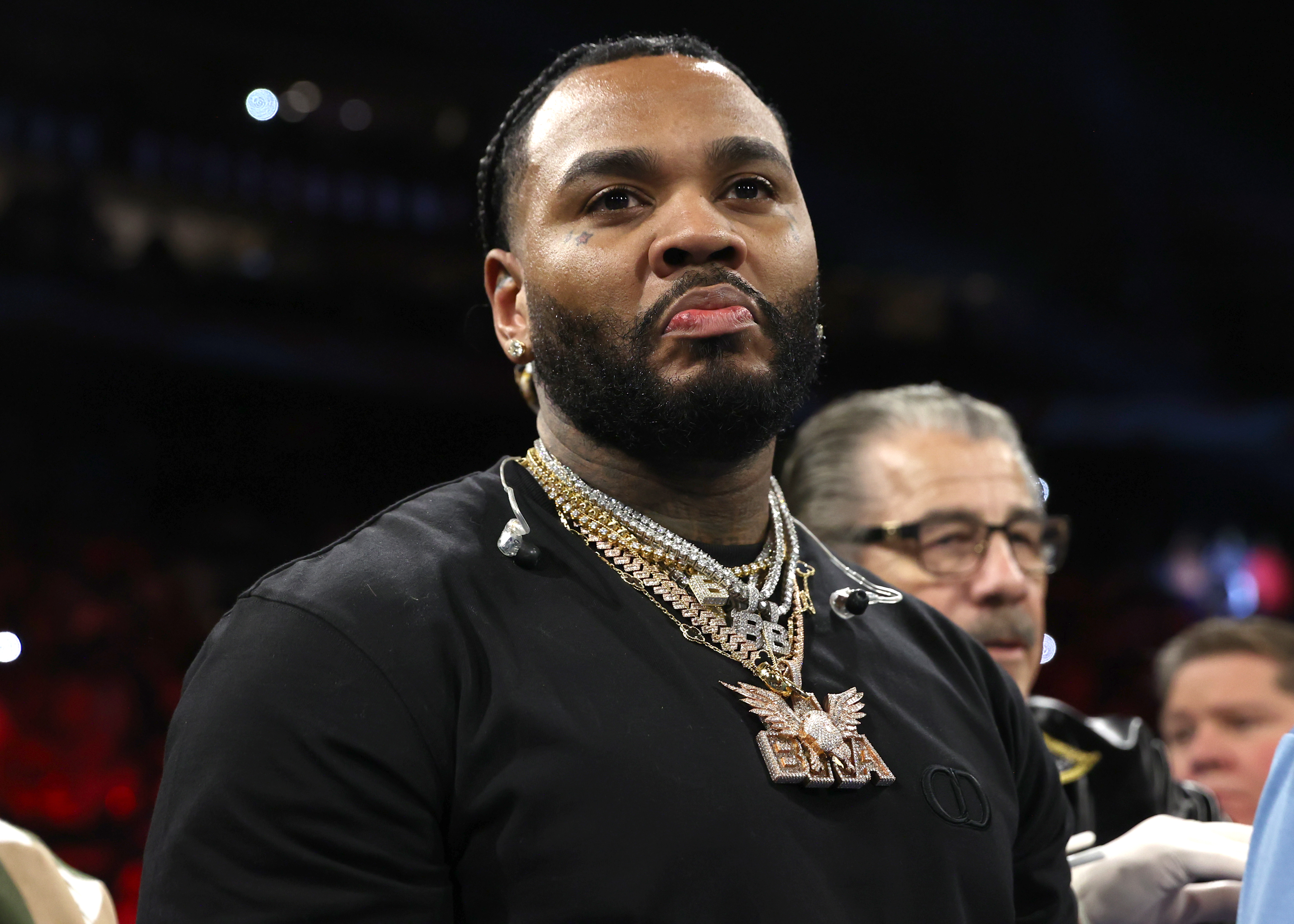 Kevin Gates at the Shakur Stevenson vs Robson Conceição fight night during the WBC and WBO junior lightweight championship on September 23, 2023, in Newark, New Jersey. | Source: Getty Images