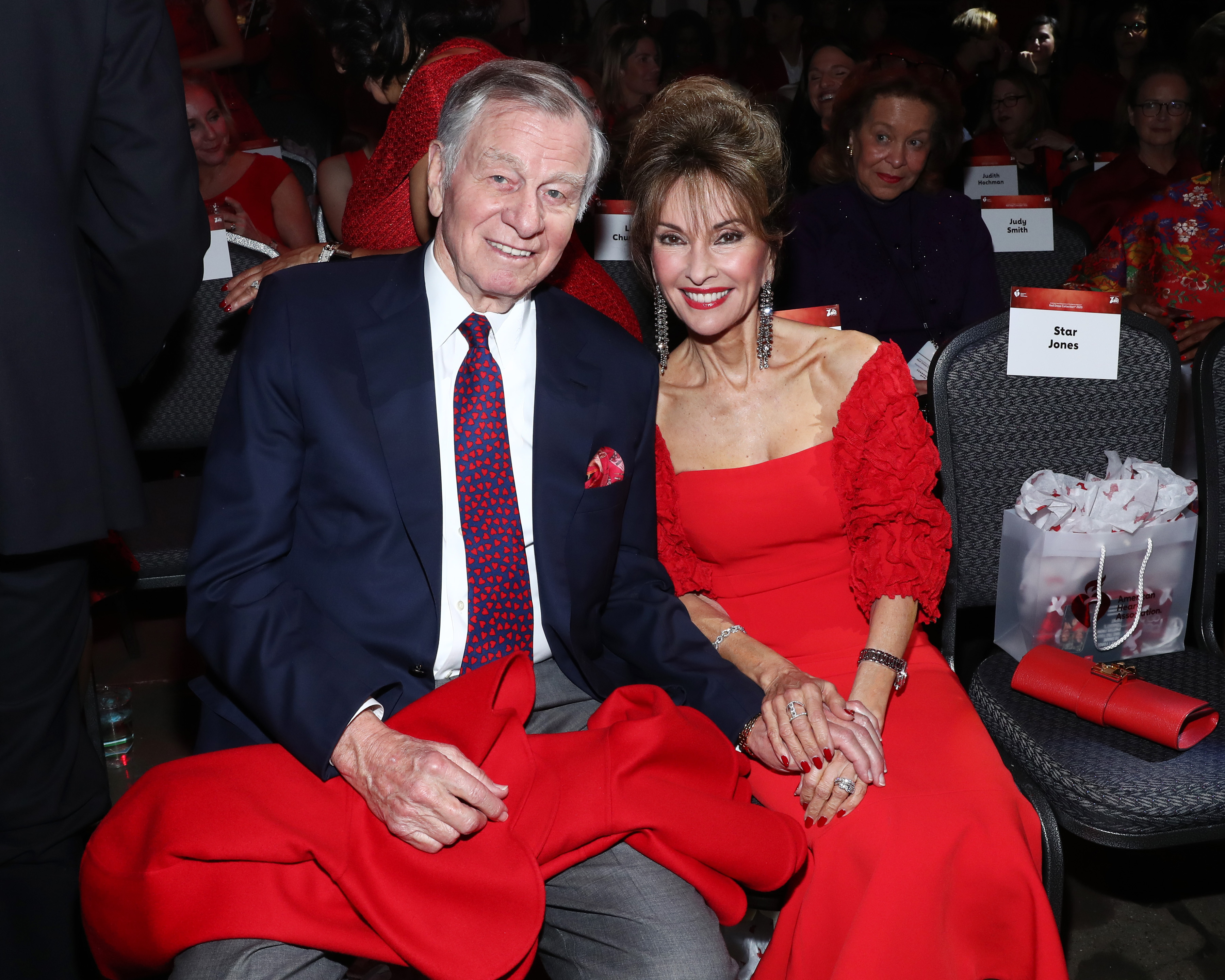 Helmut Huber and Susan Lucci at The American Heart Association's Go Red for Women Red Dress Collection 2020 in New York City on February 05, 2020 | Source: Getty Images