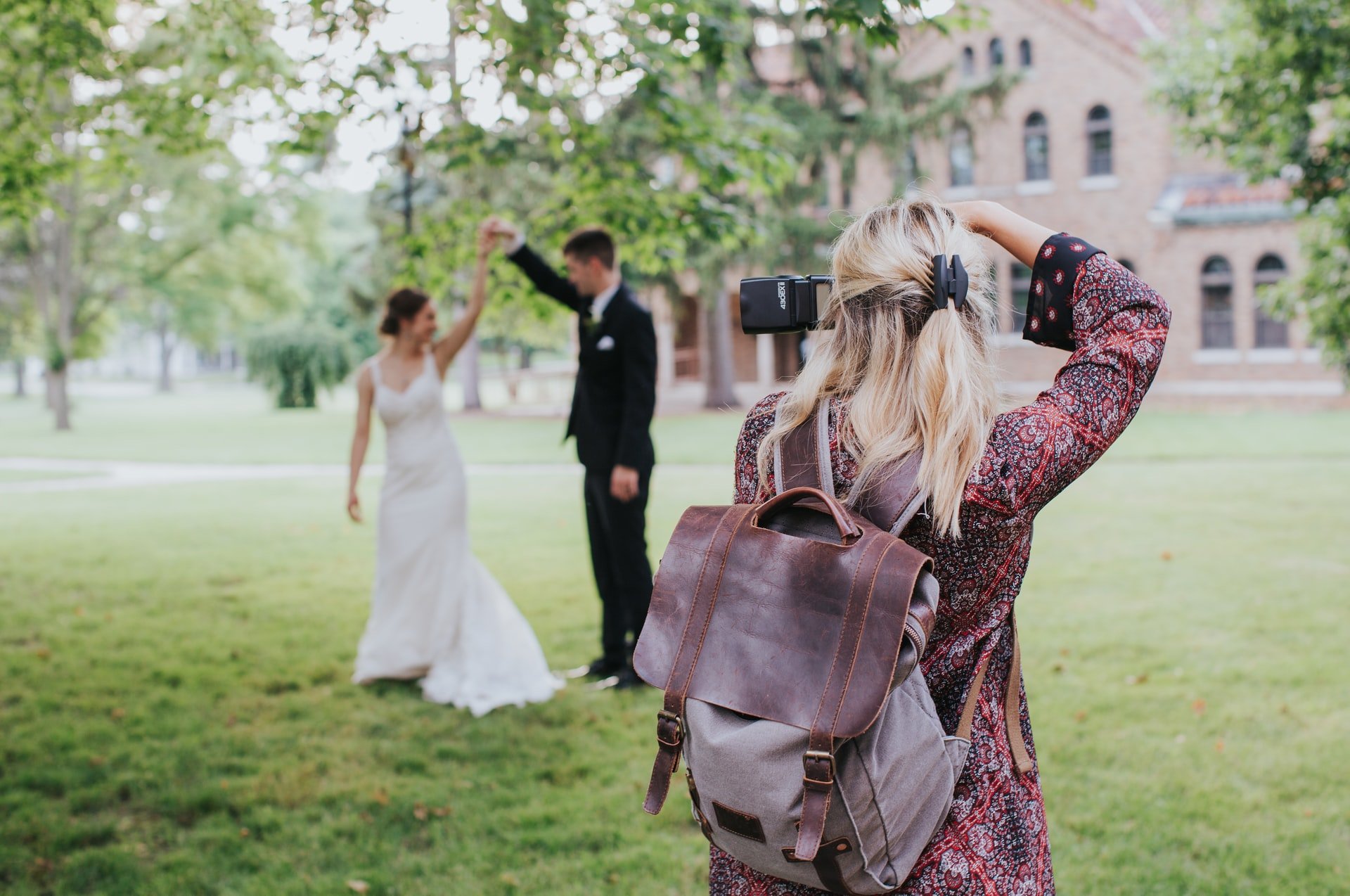 She took photos of the bride and groom | Source: Unsplash