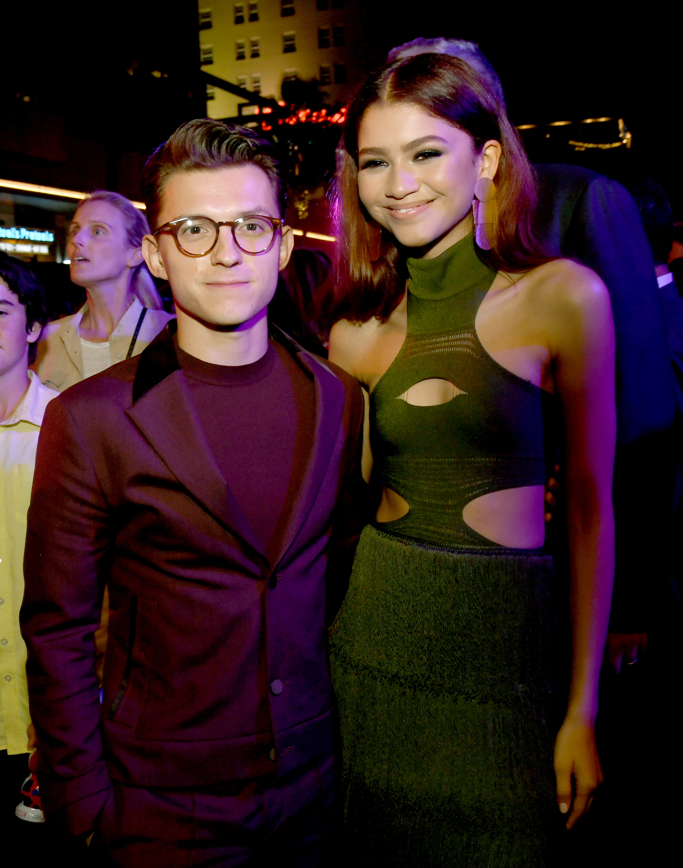 Tom Holland and Zendaya pose at the after party for the premiere of Sony Pictures' "Spider-Man: Far From Home" on June 26, 2019 in Hollywood, California | Source: Getty Images