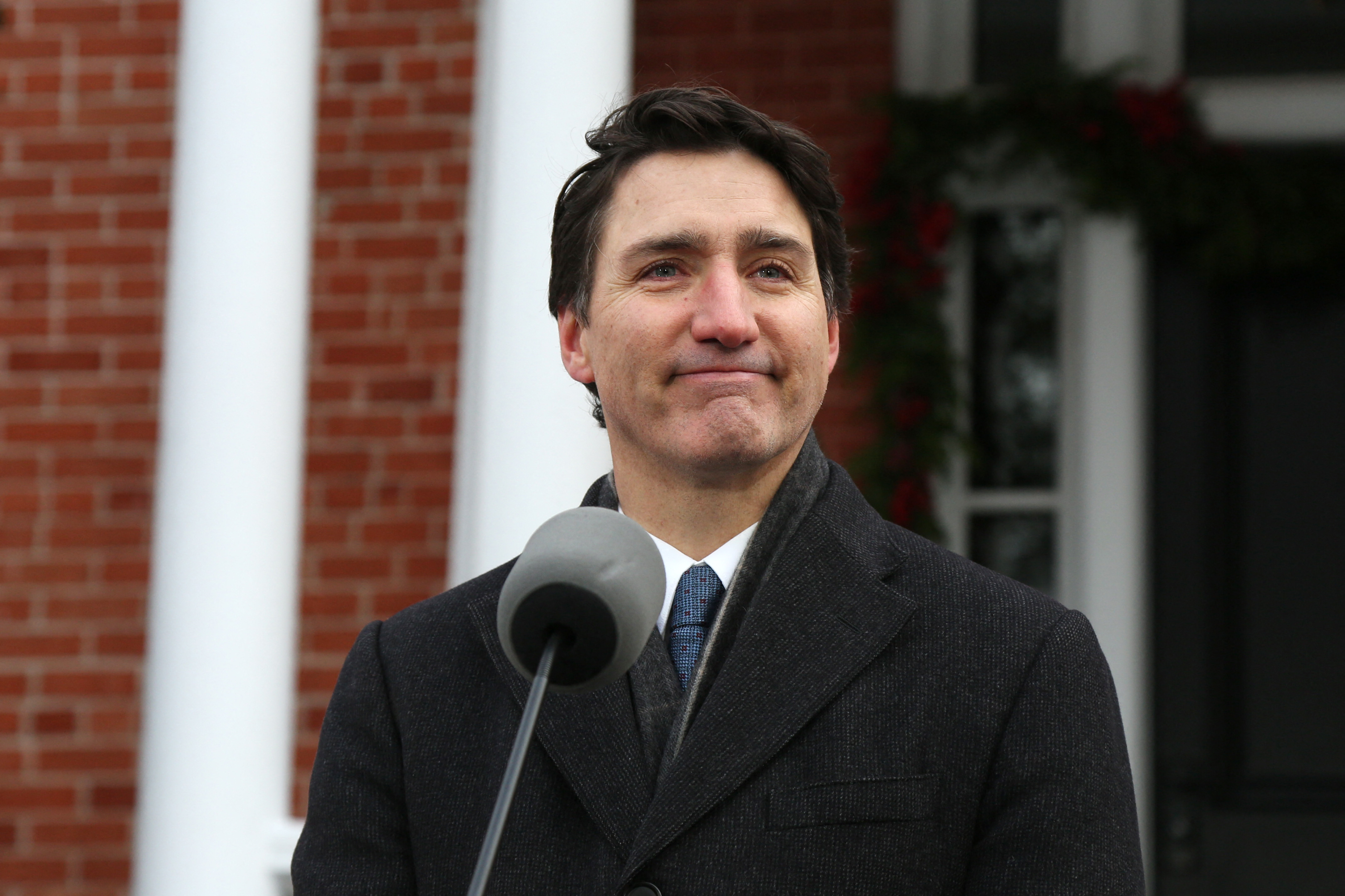 Justin Trudeau speaks during a news conference at Rideau Cottage in Ottawa, Canada on January 6, 2025 | Source: Getty Images