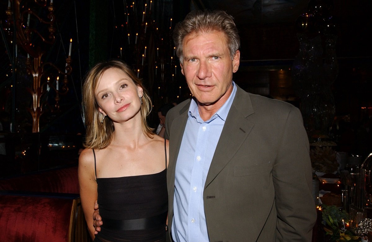 Harrison Ford and Calista Flockhart in New York City on July 17, 2002 | Source: Getty Images
