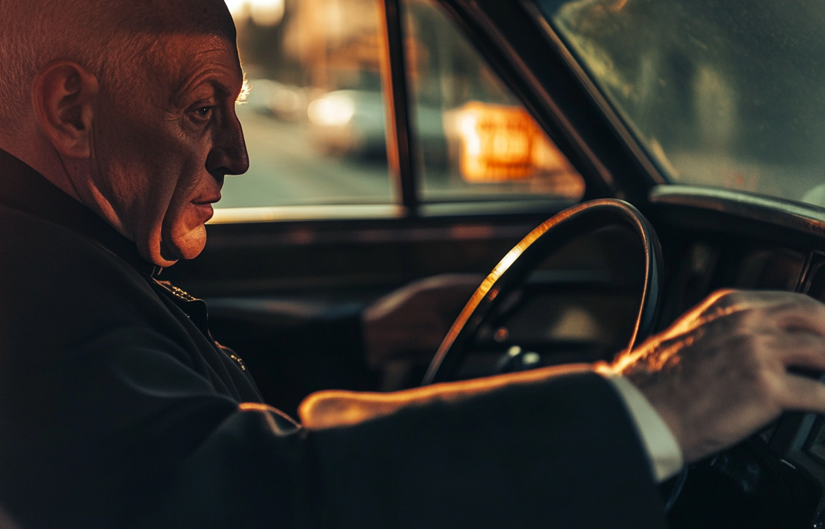 A priest driving a car | Source: Midjourney