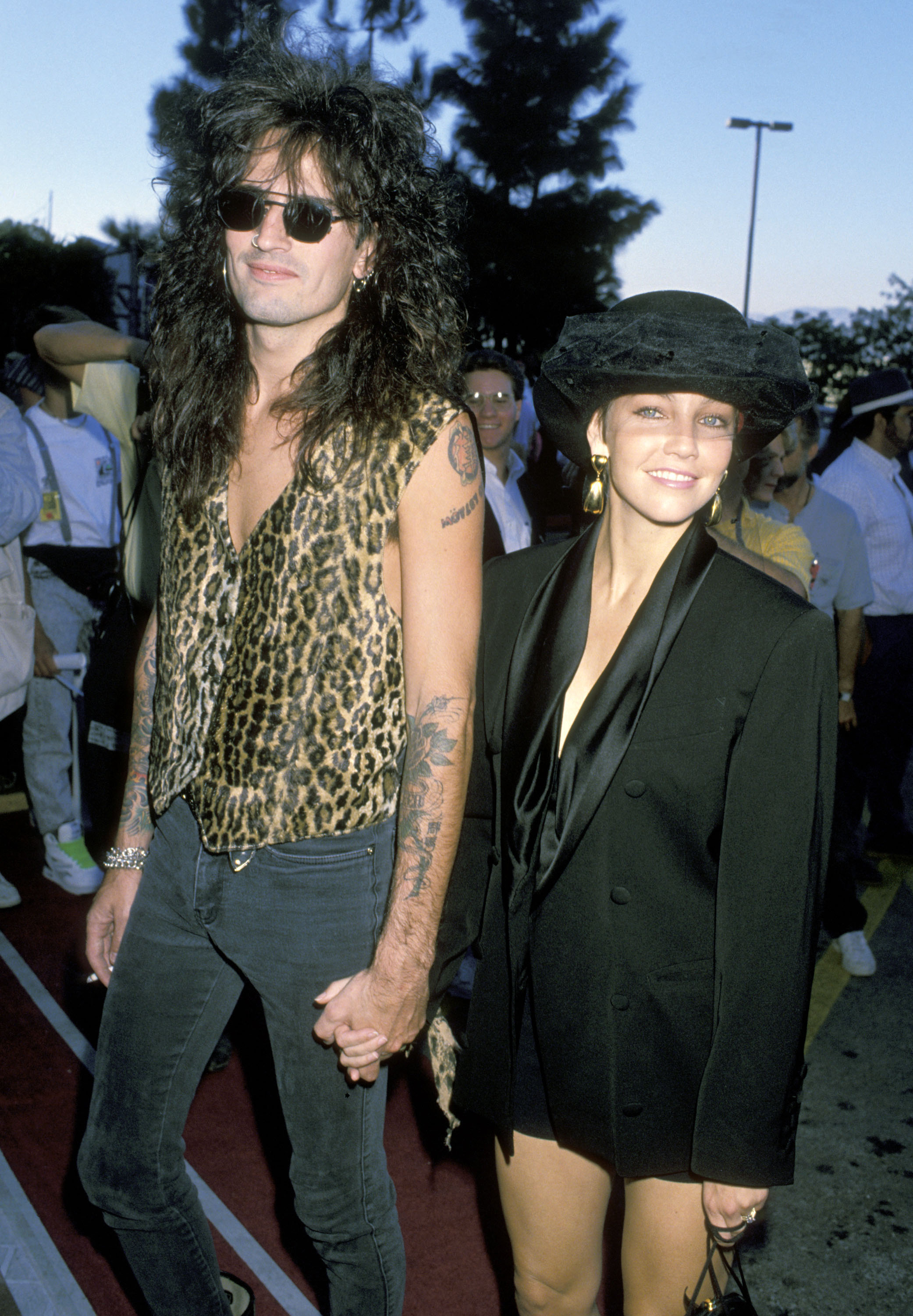 Tommy Lee and Heather Locklear in Los Angeles, 1989 | Source: Getty Images