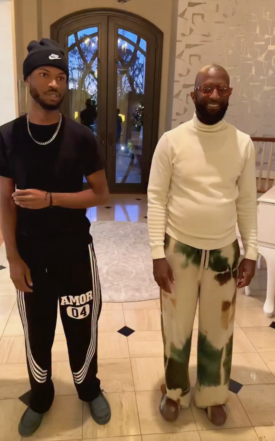Rickey Smiley and his son Malik Smiley, from a post dated November 28, 2025. | Source: Instagram/rickeysmileyofficial