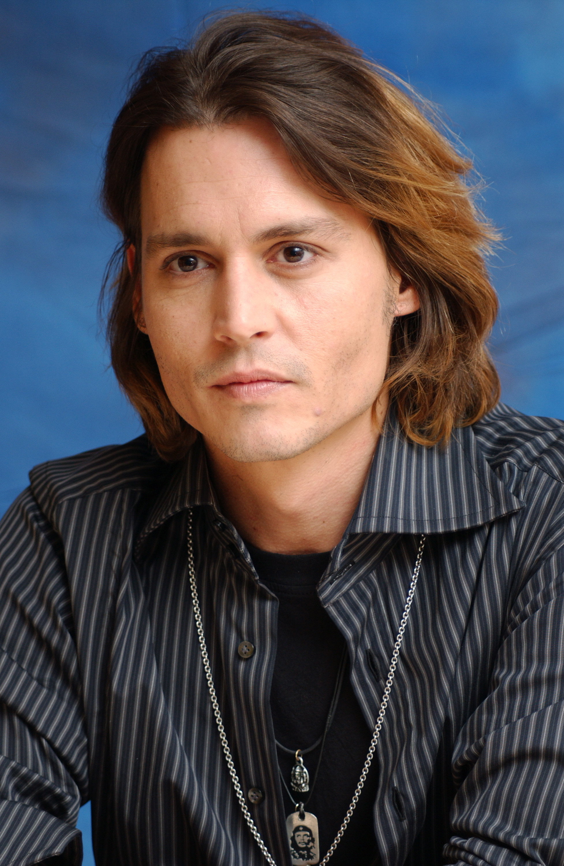 Johnny Depp during the press conference for "Secret Window" in California in 2004. | Source: Getty Images