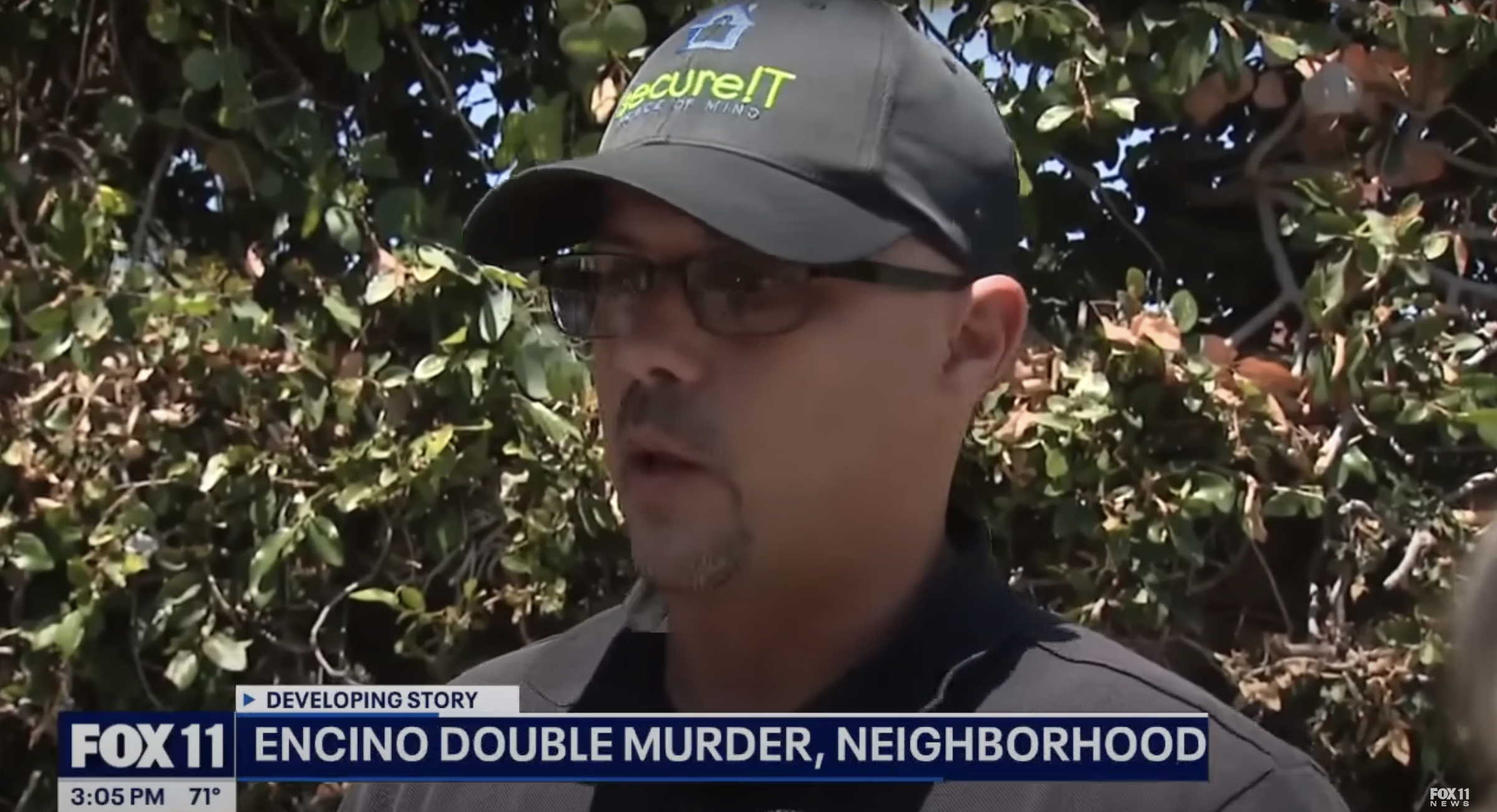 Guy Cohen, a security consultant, recalls visiting Robin Kaye's home after a burglary incident, in a video dated July 16, 2025 | Source: YouTube/Foxla