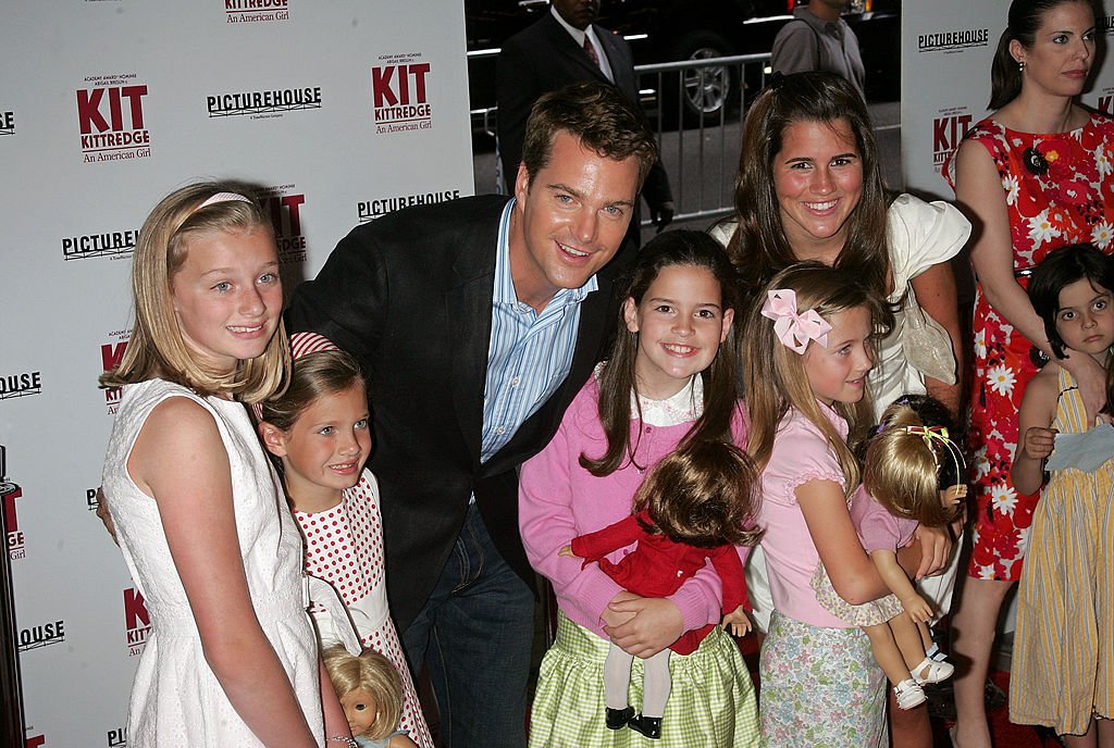 Actor Chris O'Donnell and family attend the Kit Kittredge: An American Girl premiere on June 19, 2008. | Source: Getty Images