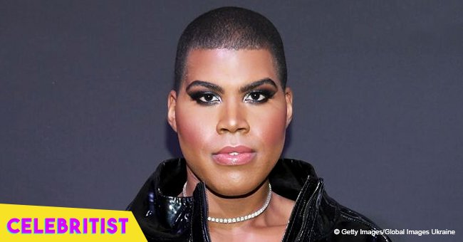 EJ Johnson rocks tight dress and thigh-high boots after his father was dragged over birthday tribute
