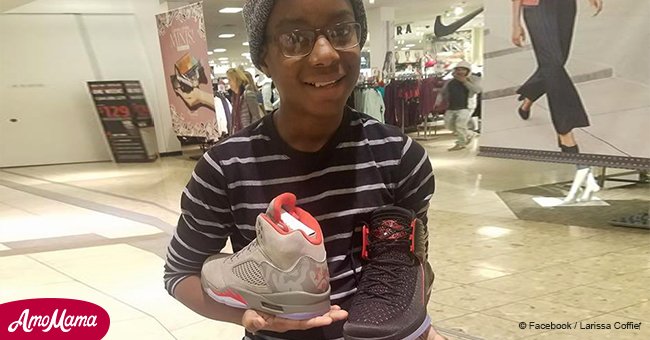 Football player Marcus Peters bought shoes for young boy as an act of kindness