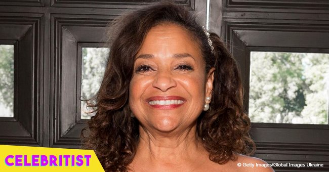 Debbie Allen rocks white outfit with deep cleavage in photo with her grown up daughter 